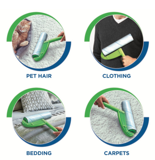 Leo Cleaning Lint Roller Refill 50 Sheets per roll 2/3/6 packs pet hair removal