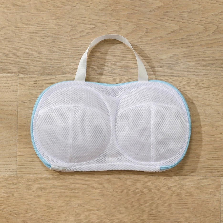 1pc Bra Laundry Bag Anti-Deformation Lingerie Wash Protector with Zipper – NEW