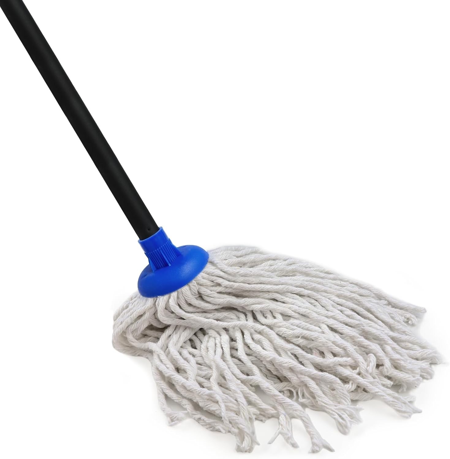 Space-Saving 52-Inch Indoor Mop with Cotton Head for Families – Effortless Clean