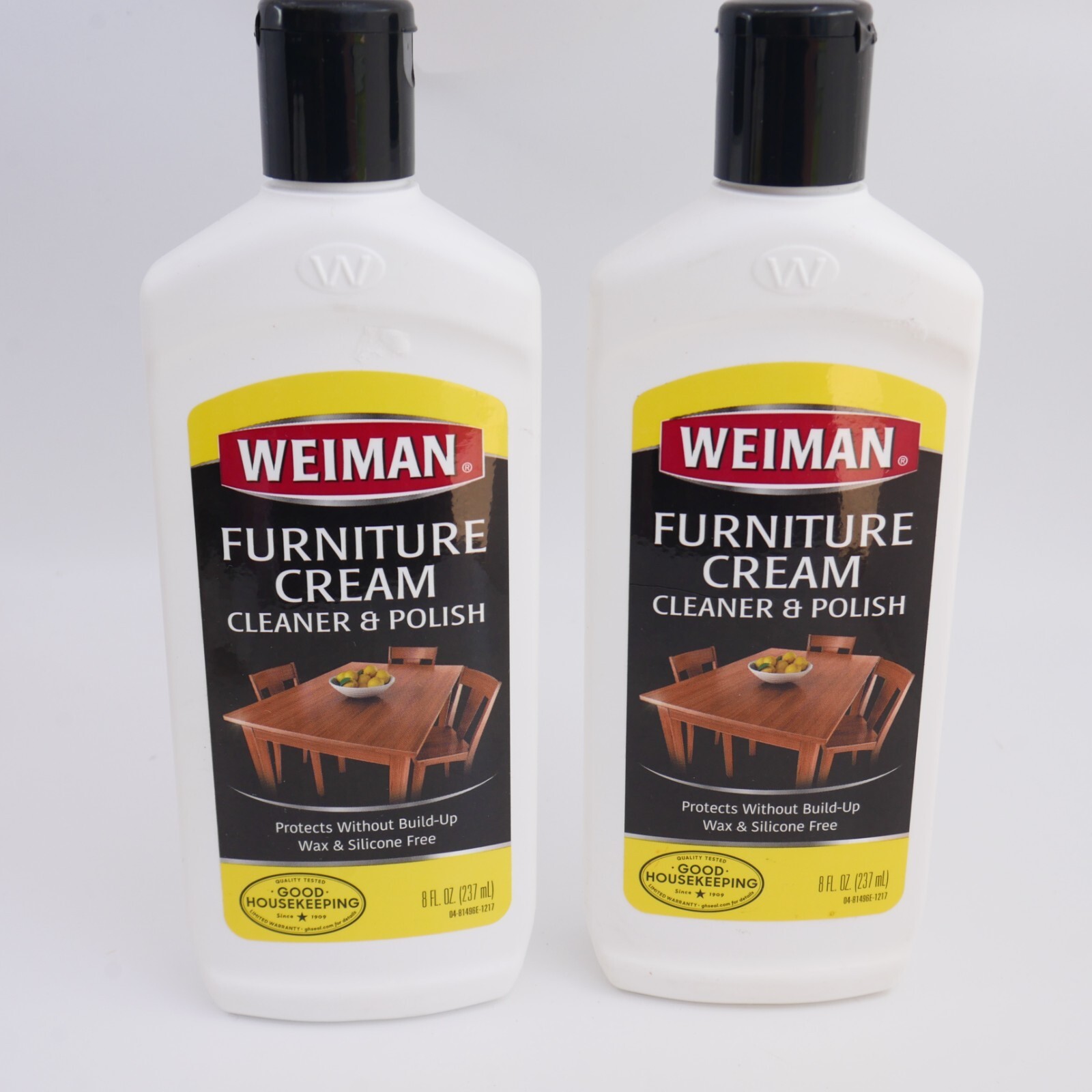 2 Weiman Furniture Cream Cleaner Conditioner w/Lemon Oil 8oz