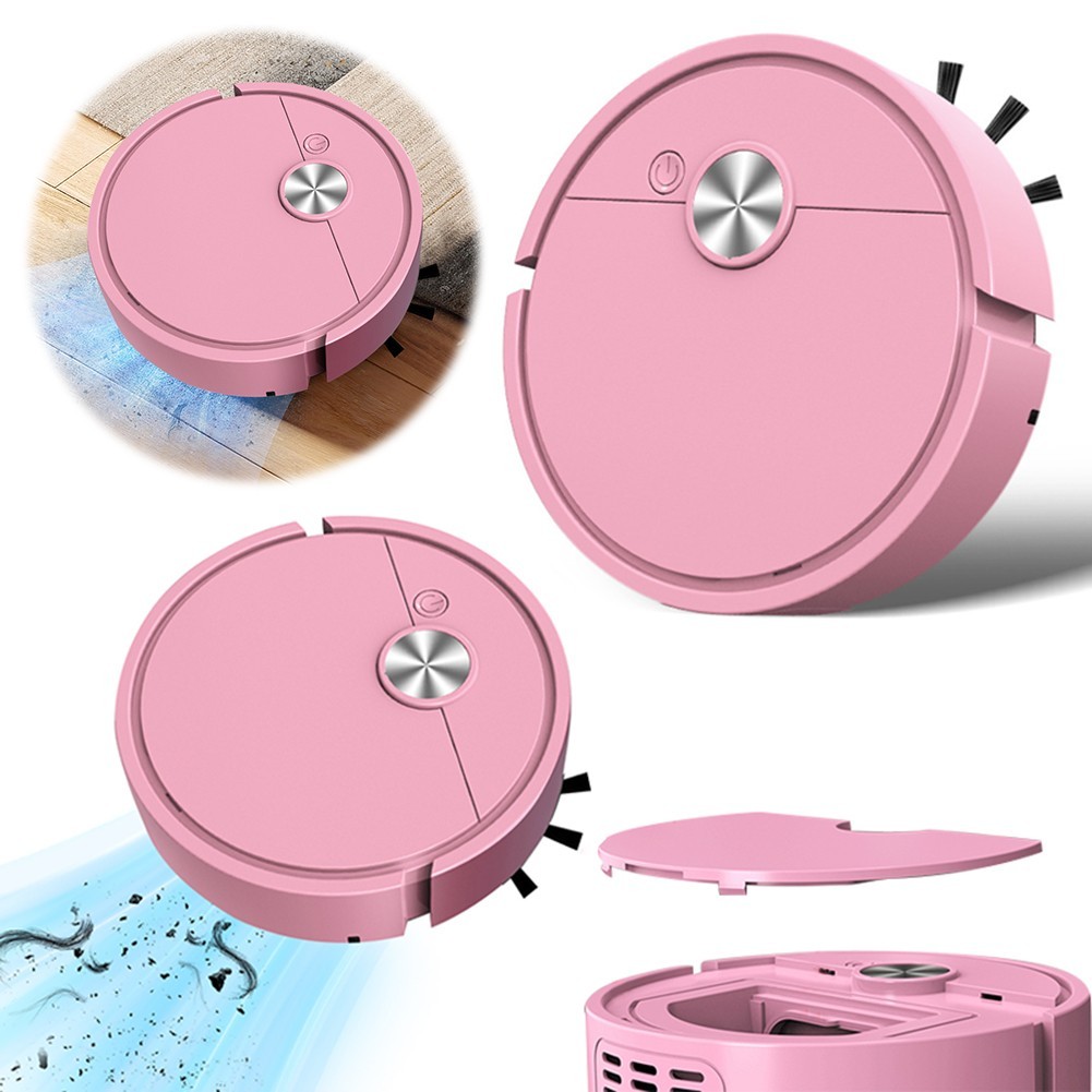 3 in 1 Robot Vacuum Rechargeable Sweeper Strong Suction Floor Cleaner USA New…