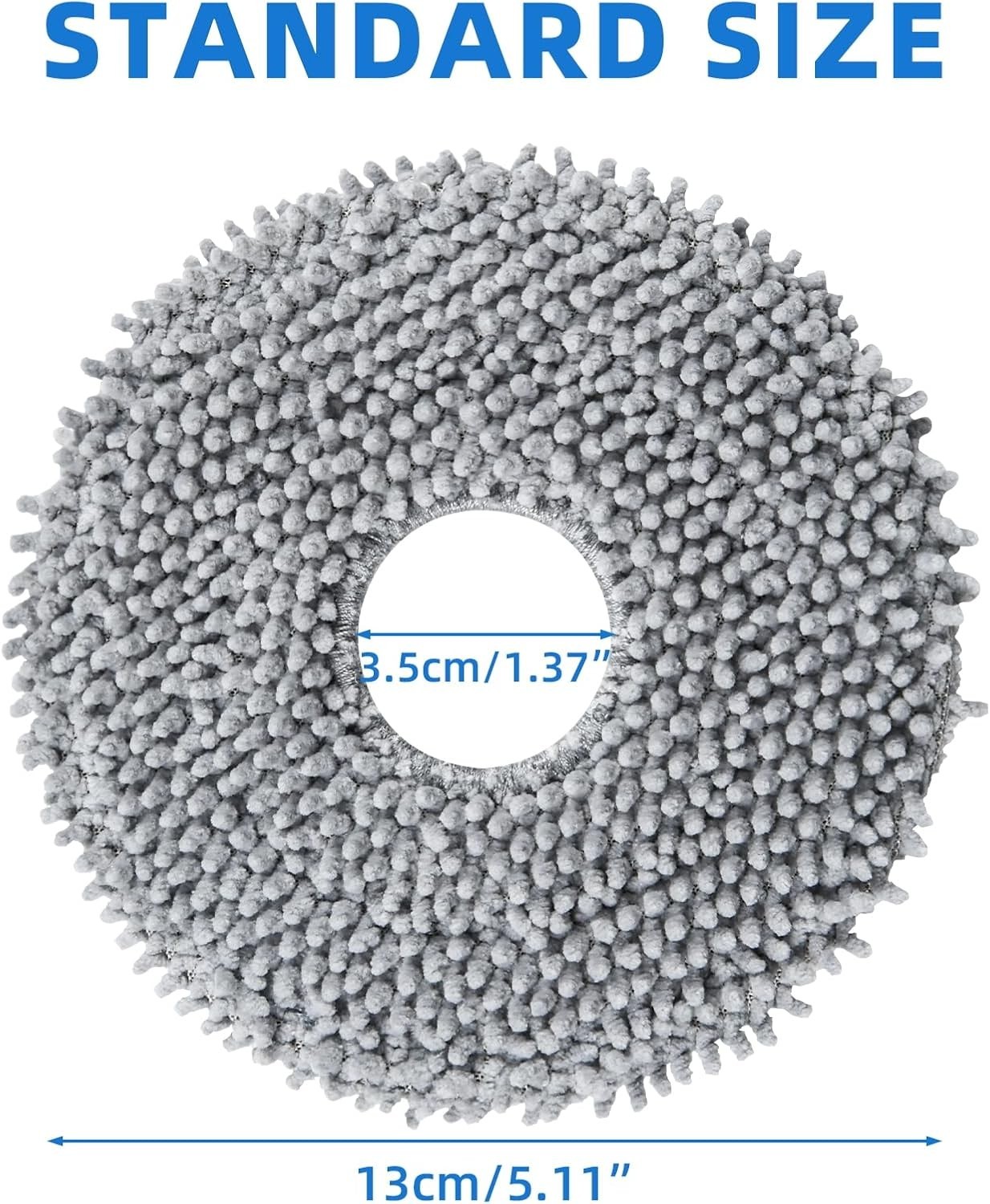 8 Pack Mop Pads for Roborock QV 35A/Saros 10R/Q Revo/Qrevo S/Qrevo Pro/Qrevo …