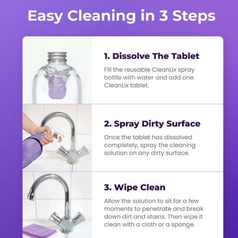 Nuroclean Spray Concentrated Cleaning Spray and Tablets