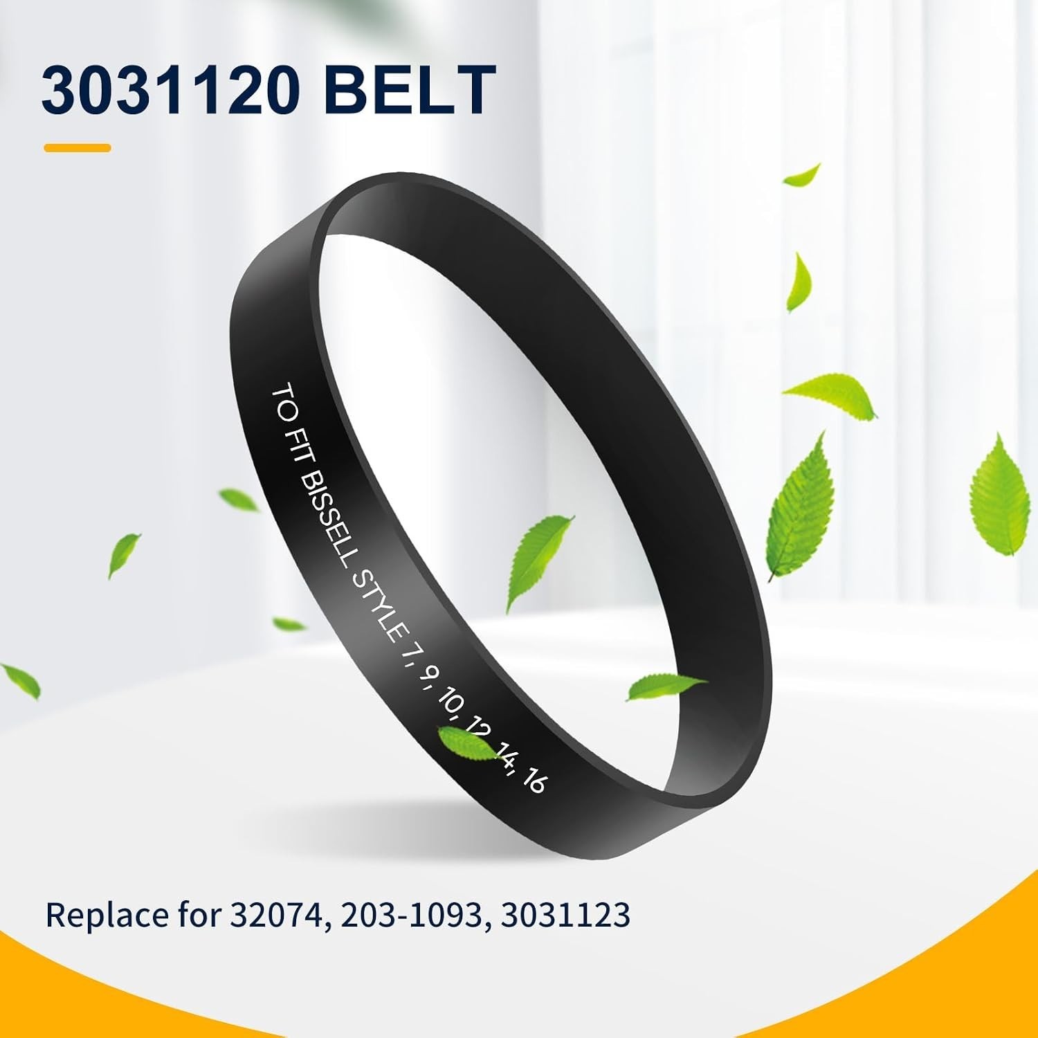 Style 7/9/10 P/N 3031120 Replacement Belt for Bissell Vacuum 2 Pack