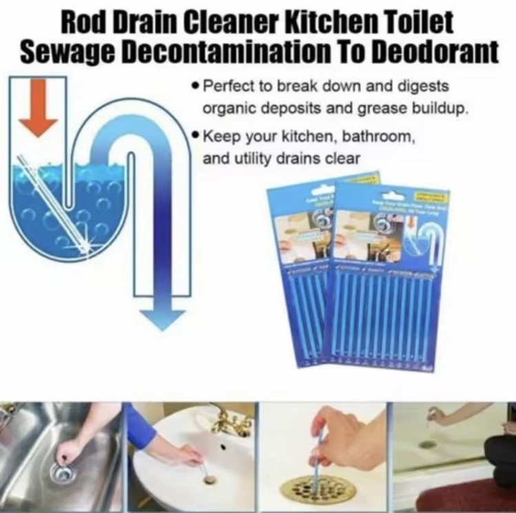 Palos Sani sólidos de 10cm, descontaminación cocina, baño, elimina olor, 12 Uds.