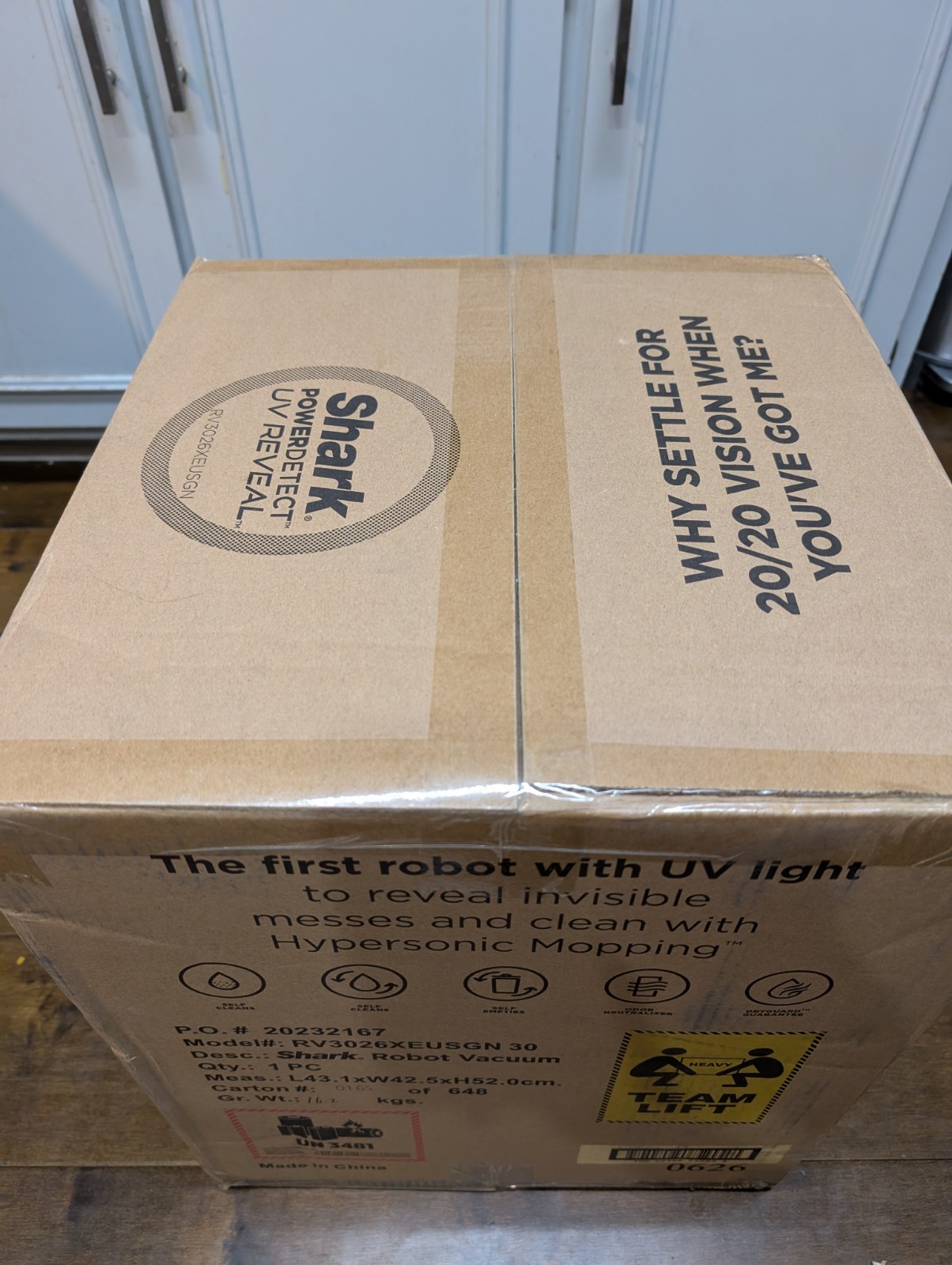 Shark – PowerDetect UV Reveal 2-In-1 Vac & Mop – Evergreen – Brand New