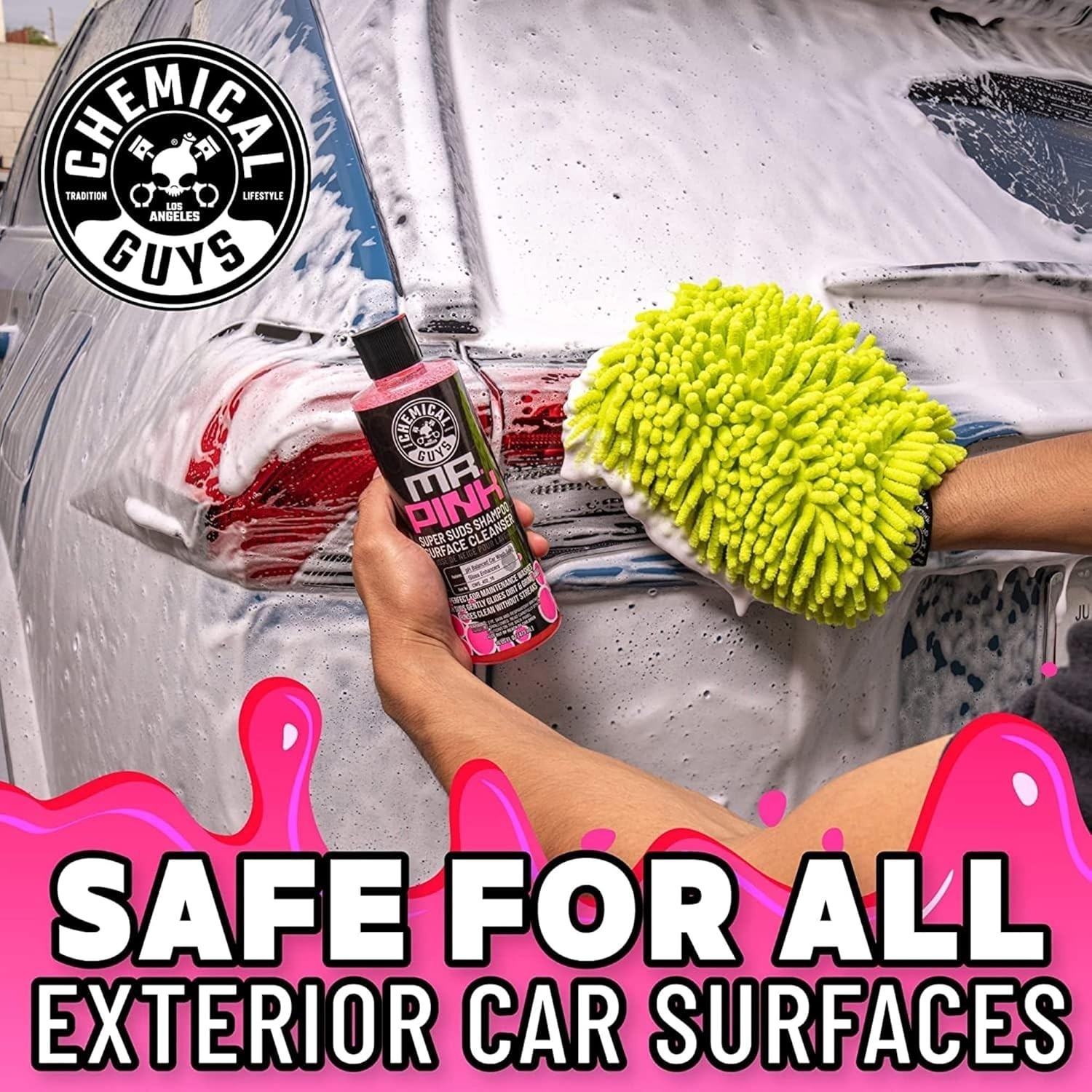 Mr. Pink Car Wash Soap 16 oz Super Suds Foaming Car Wash Soap for Cannon, Bl…