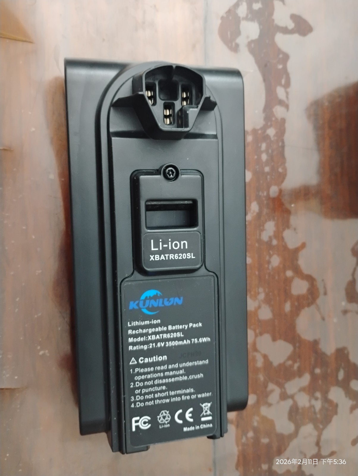 XBATR620SL LITHIUM-ION BATTERY For SHARK UZ565H IZ540H IZ562H IZ662H L29