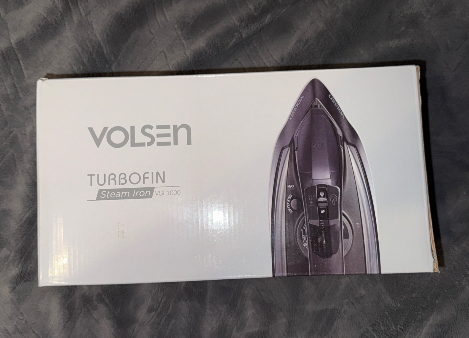 Volsen Trubofin 1200W Steam Iron VSI 1000 Self Cleaning Retails for $240