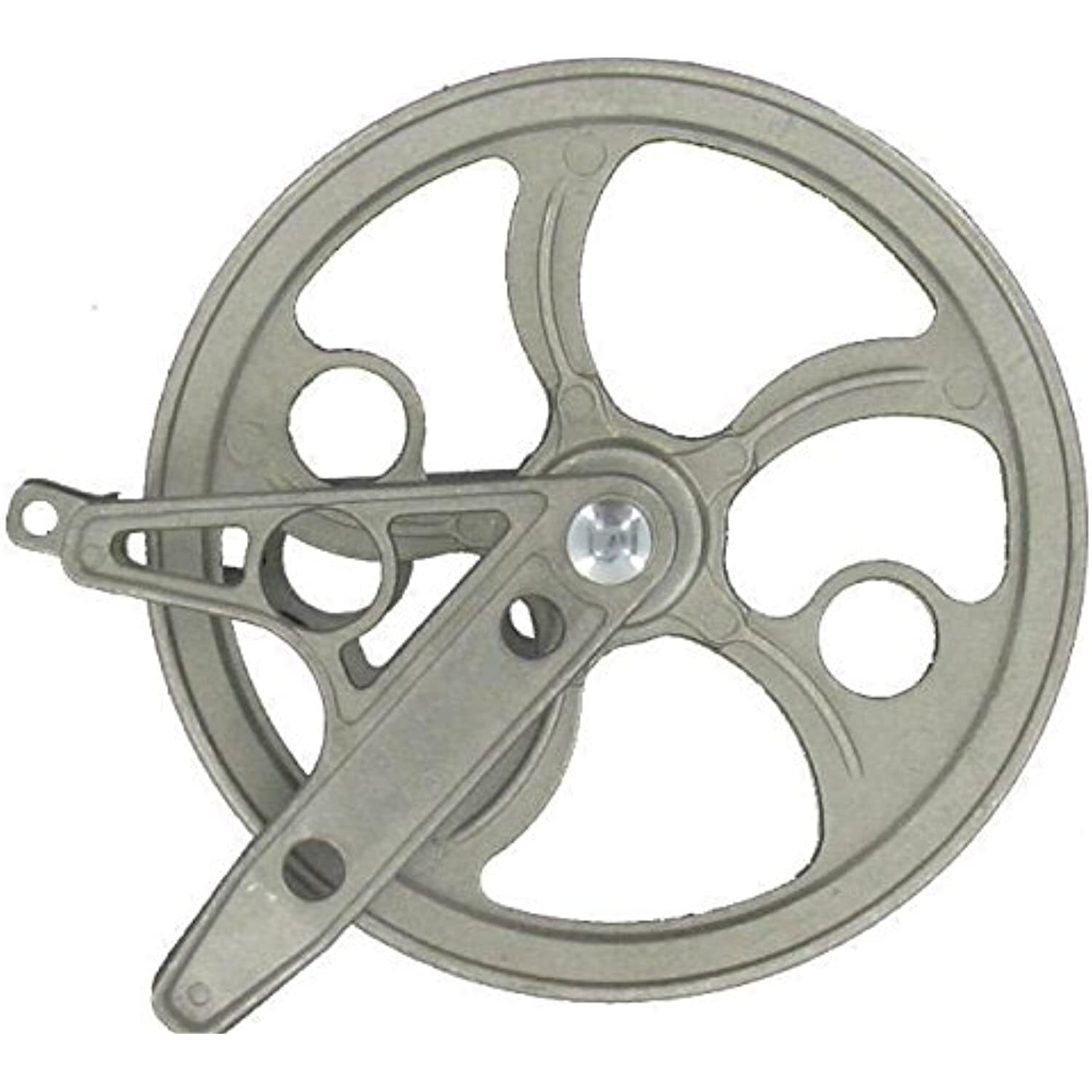 Strata Clothesline Pulley – 5.5” Heavy Duty Metal, Rustproof Silver for Outdoor