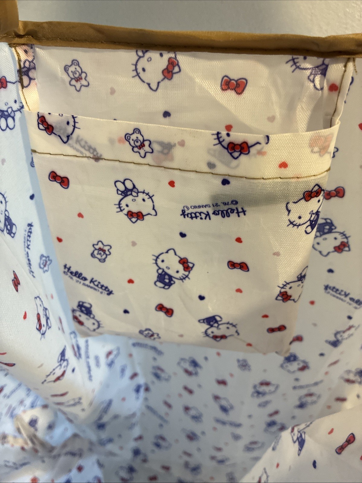 Hello Kitty Portable Foldable Reusable Shopping Shoulder Tote Bag 39x39cm