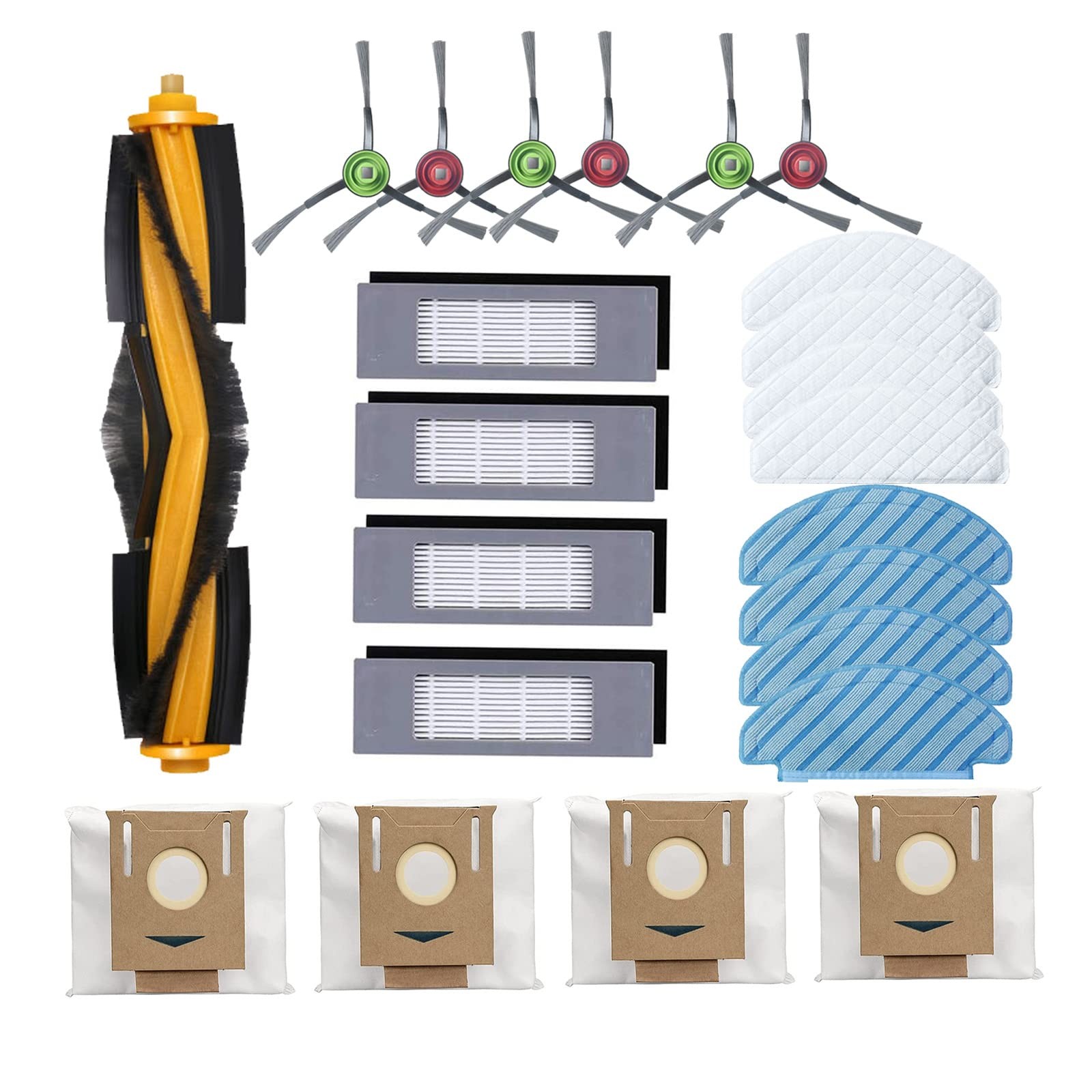 Replacement Accessories Kit Fit for Yeedi Vac 2 Pro/Vac/Vac Max/Vac Station Robo