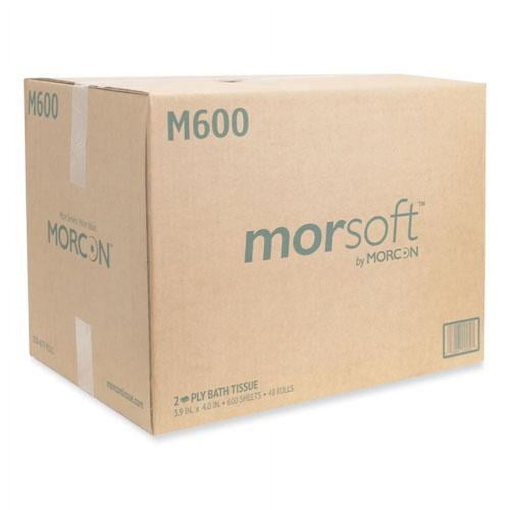 Tissue Morsoft Controlled Toilet Paper Septic Safe 2-Ply White