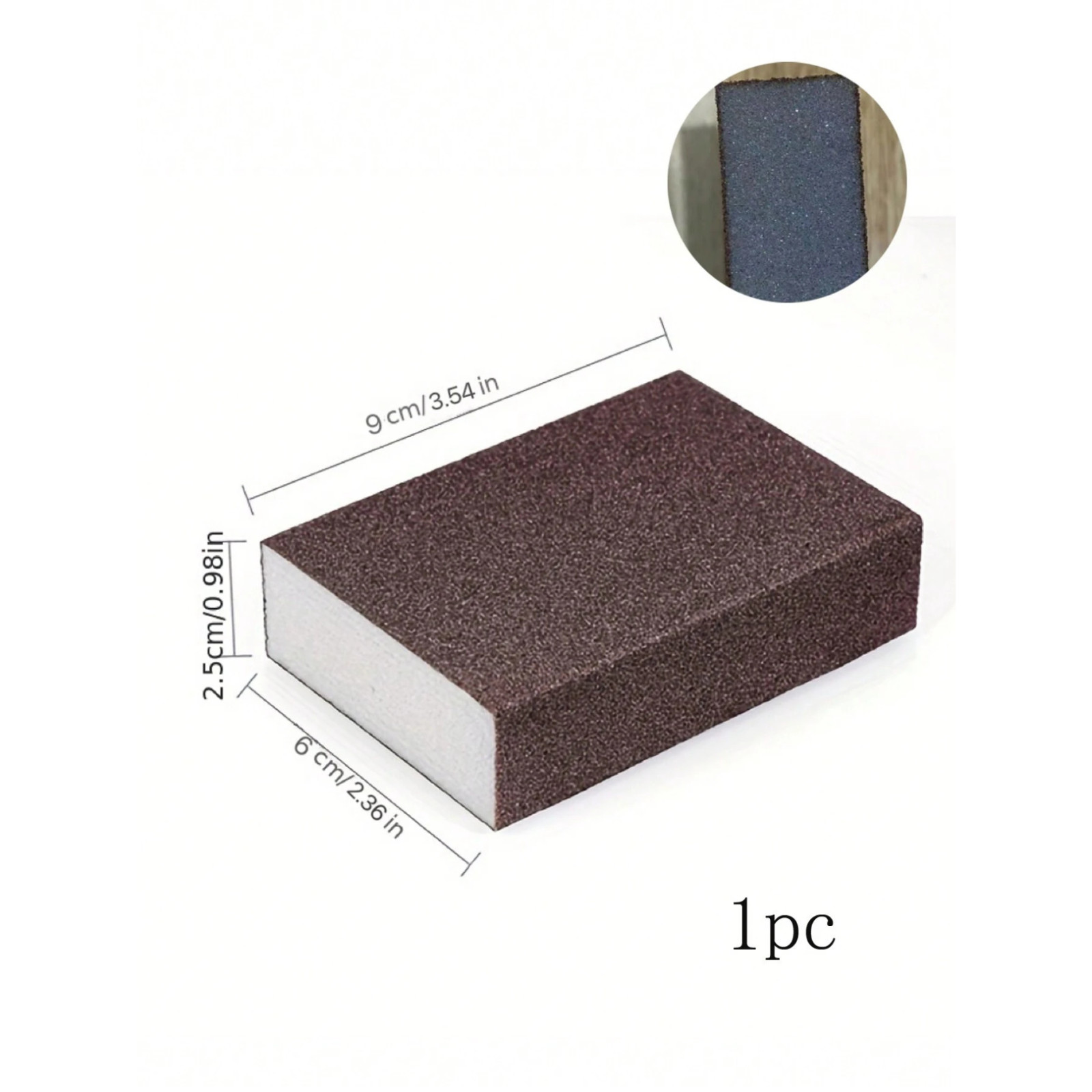 Magic Emery Sponge Cleaning for Reusable Kitchen Pot Washing Rust Stain Remover