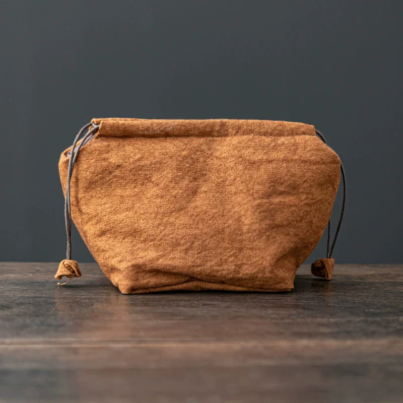 18cm Thickened Portable Travel Storage Pouch Teaset Storage Bag Shockproof Pouch
