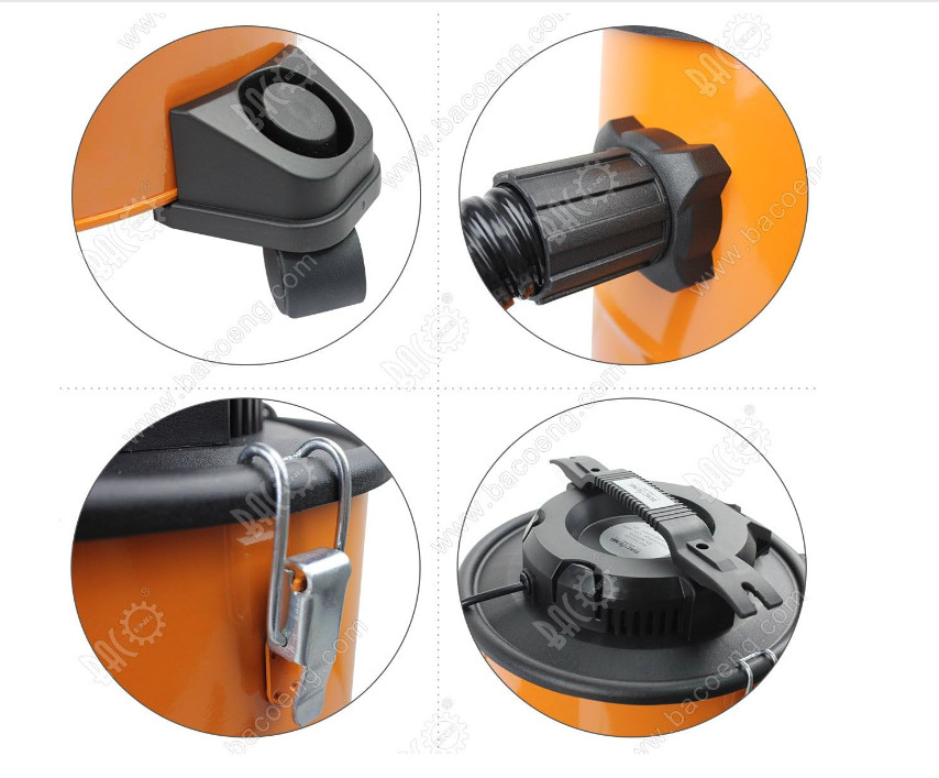 5.3-Gallon Ash Vacuum Cleaner with Double Stage Filtration System. Standard