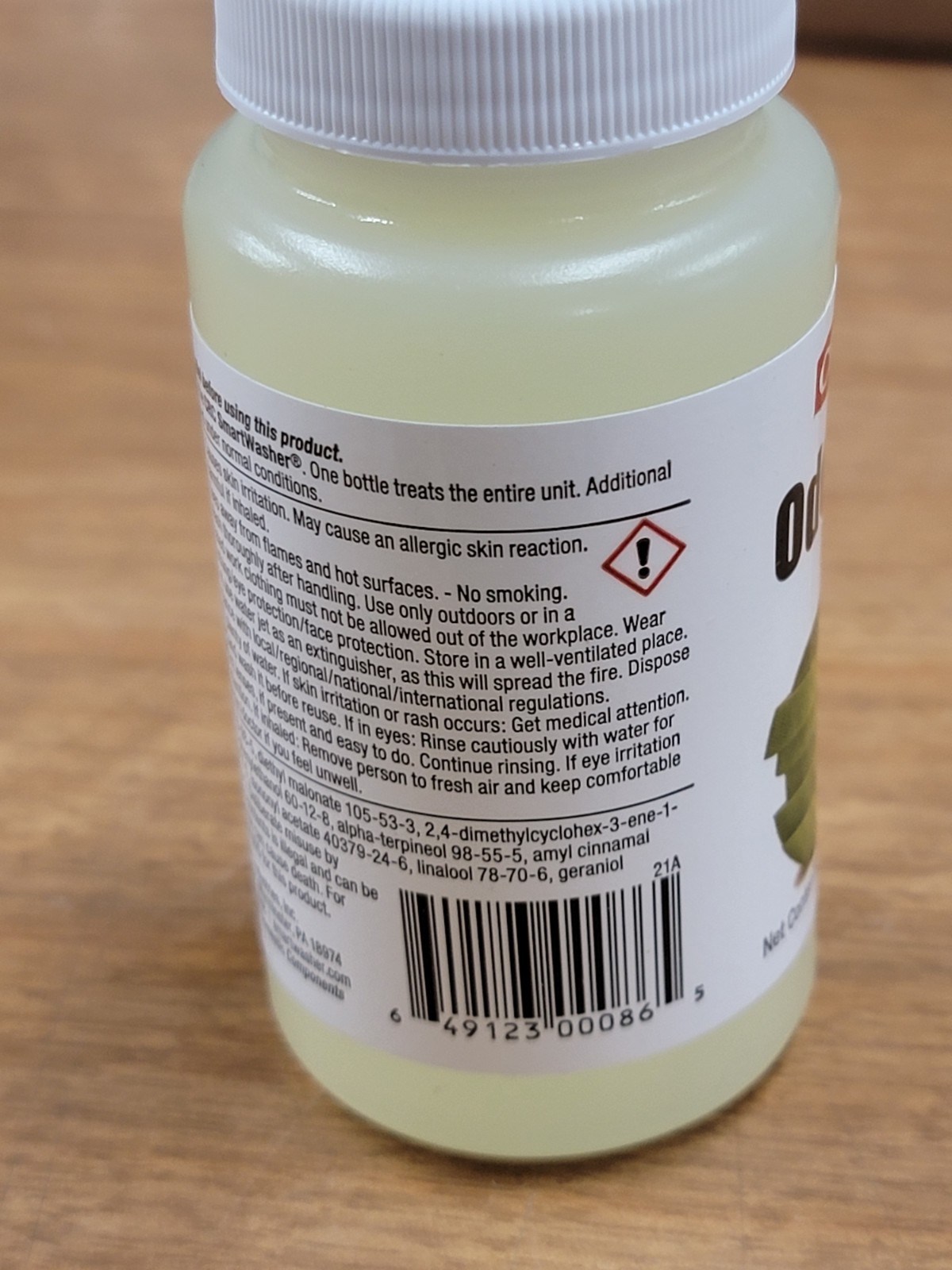 CRC 14132 Smartwasher Odor Neutralizer, Green Apple Scent, 4oz.
