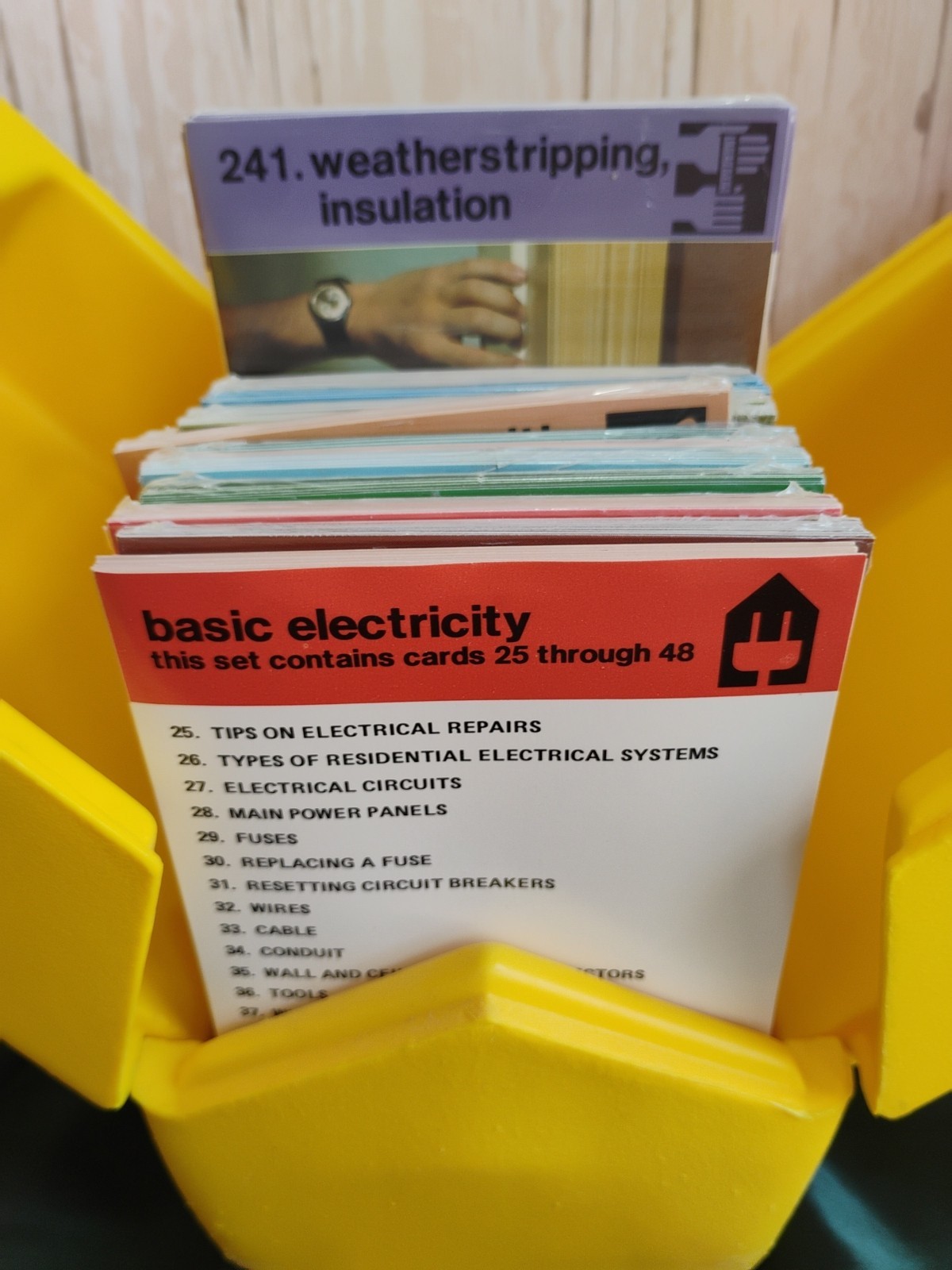 Vintage Home Repair Box Yes You Can Fix It Case 80s With Cards