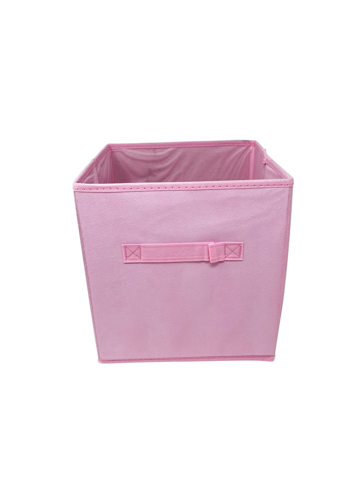 Pink 10″ 6 pcs Fabric Storage Bins Box Organizer Cube Basket Container
