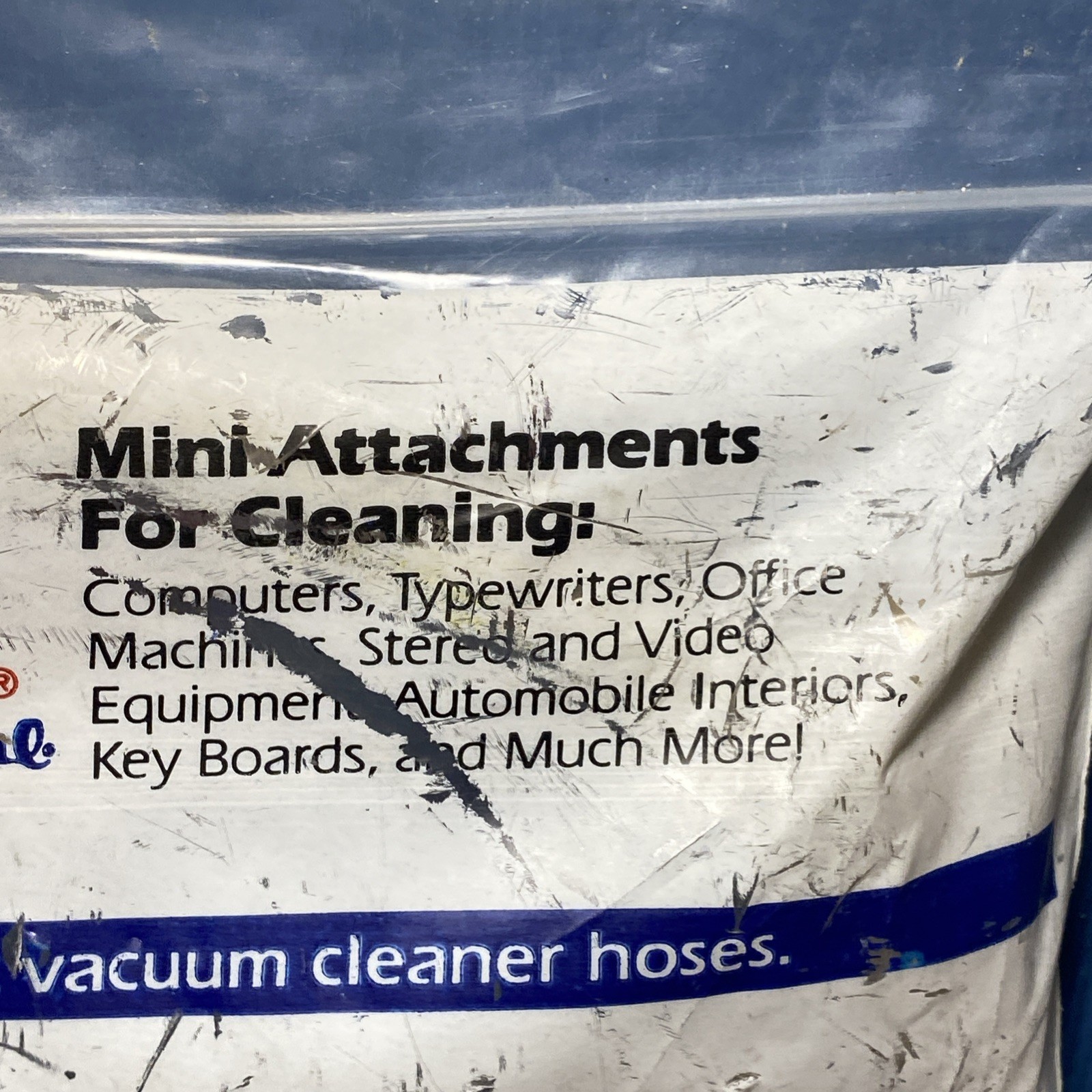VINTAGE Dirt Devil Mini Attachment Parts 7 Pc Set Cleaning Vacuum Kit Royal, NOS
