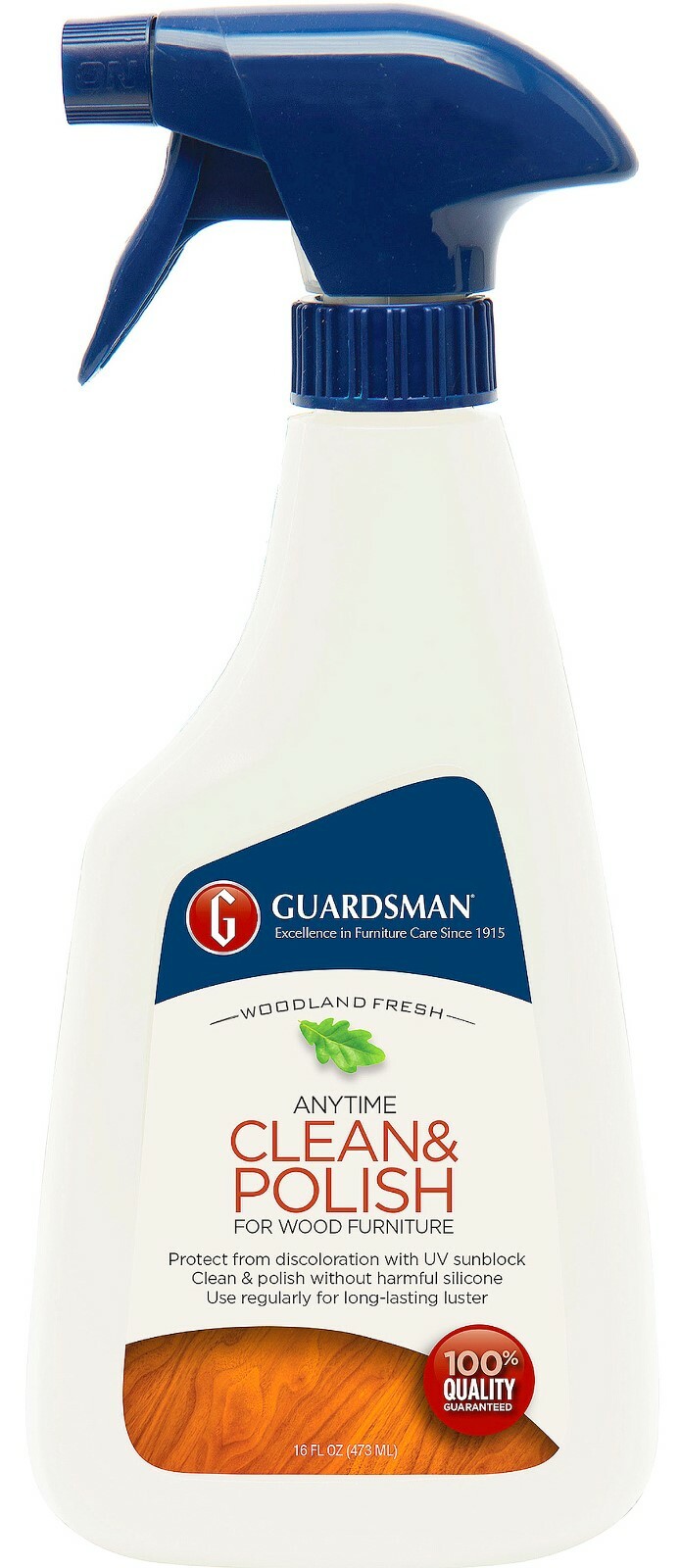 ANYTIME CLEAN & cReAmY POLISH for WOOD FURNITURE Trigger Spray GUARDSMAN 461100