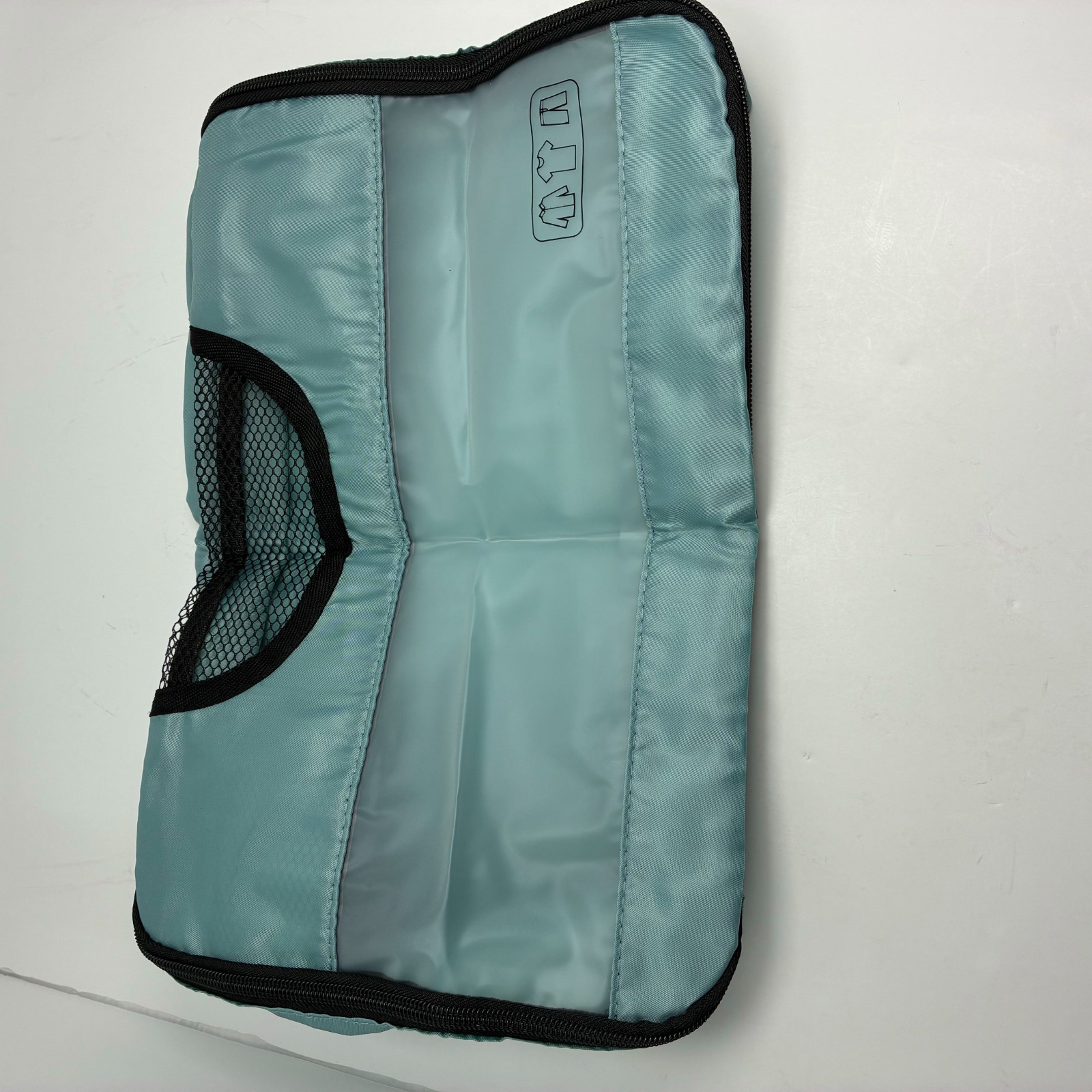 Compression Packing Cubes Set Travel Organizer Bags Luggage Storage Mint Green