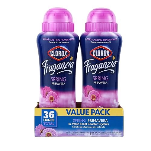Clorox Fraganzia Laundry Scent Booster Crystals in Rose Scent – Value Pack (2)