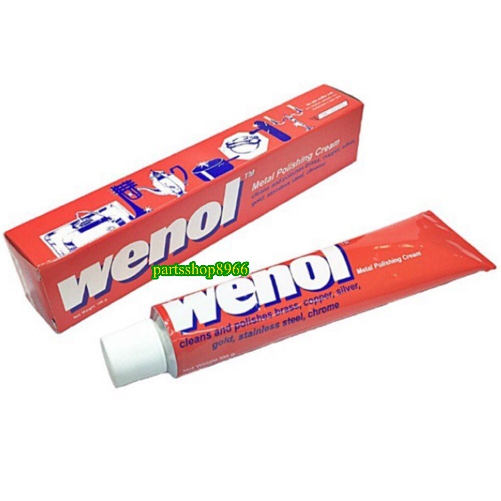 Red Wenol Metal Polish Cleaner For Brass Copper Stainless steel 1 tube x 100g