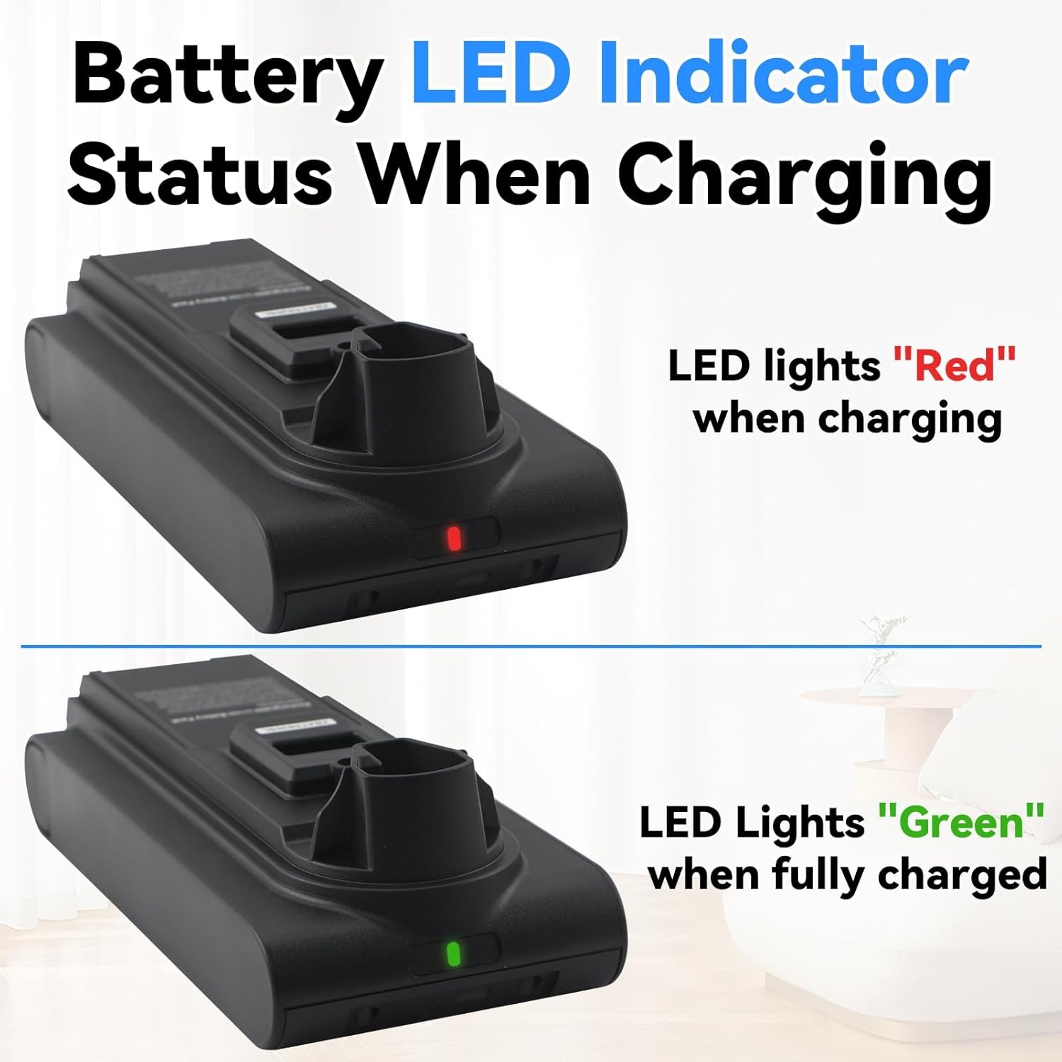 XBATR620SL Battery Replacement for Shark LZ500 IZ540H IZ562H UZ565H Cordless