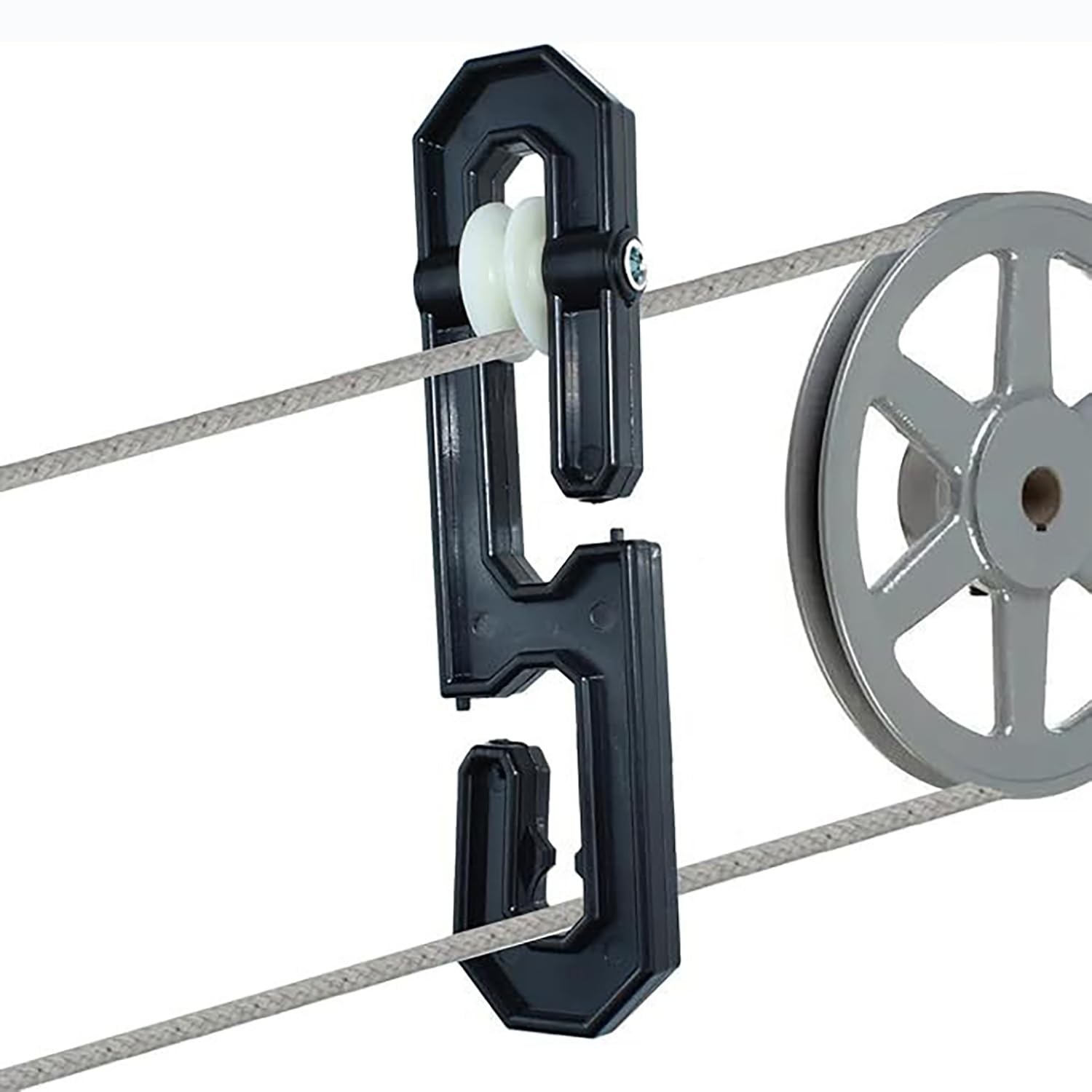 2 Pack Clothesline Spreader, Plastic Aluminum Clothesline Separator Pulley Ki…