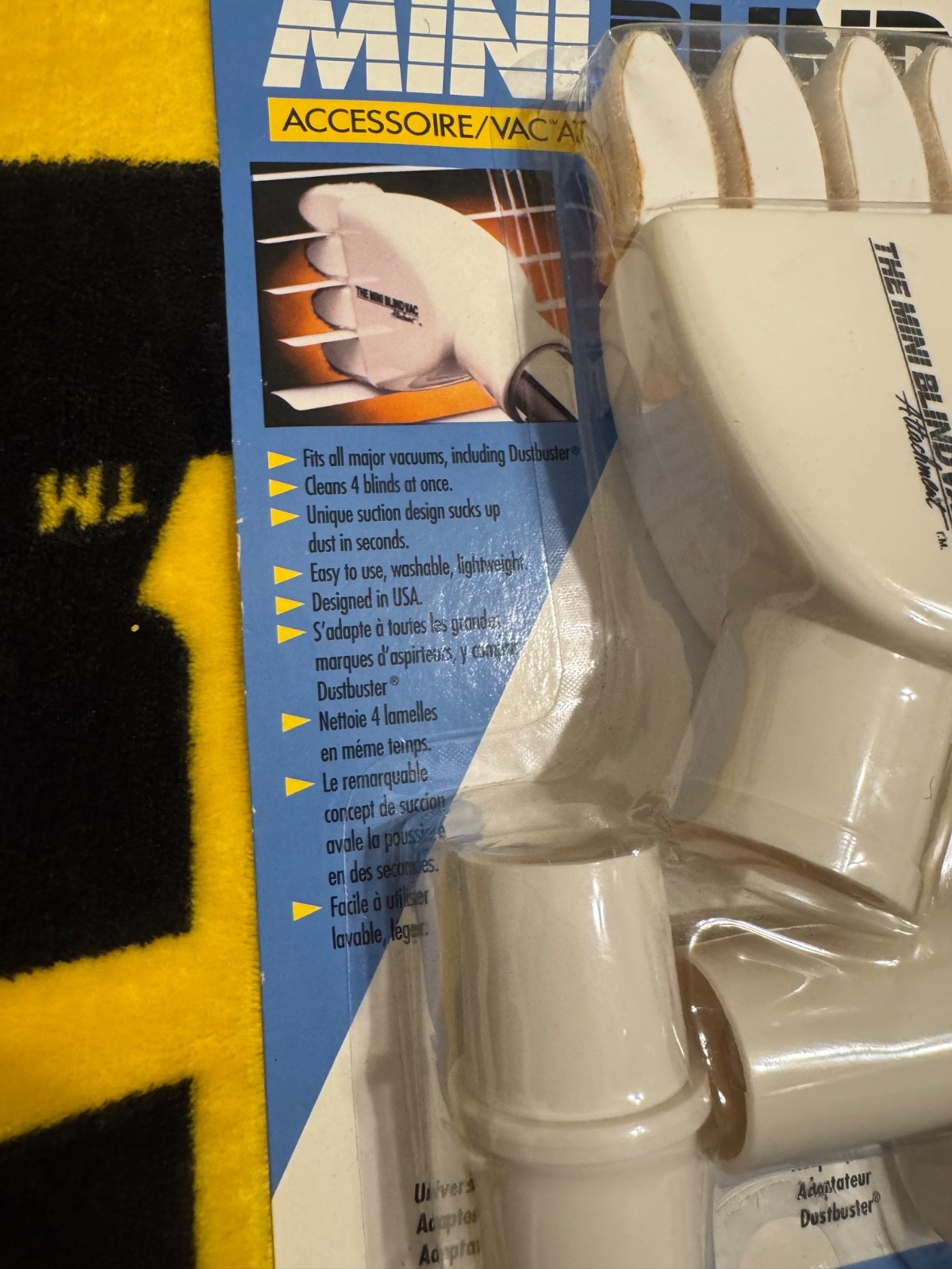 Ideaworks Mini Blind Accessories Vacuum Attachment Set Kit, Universal Fit, New