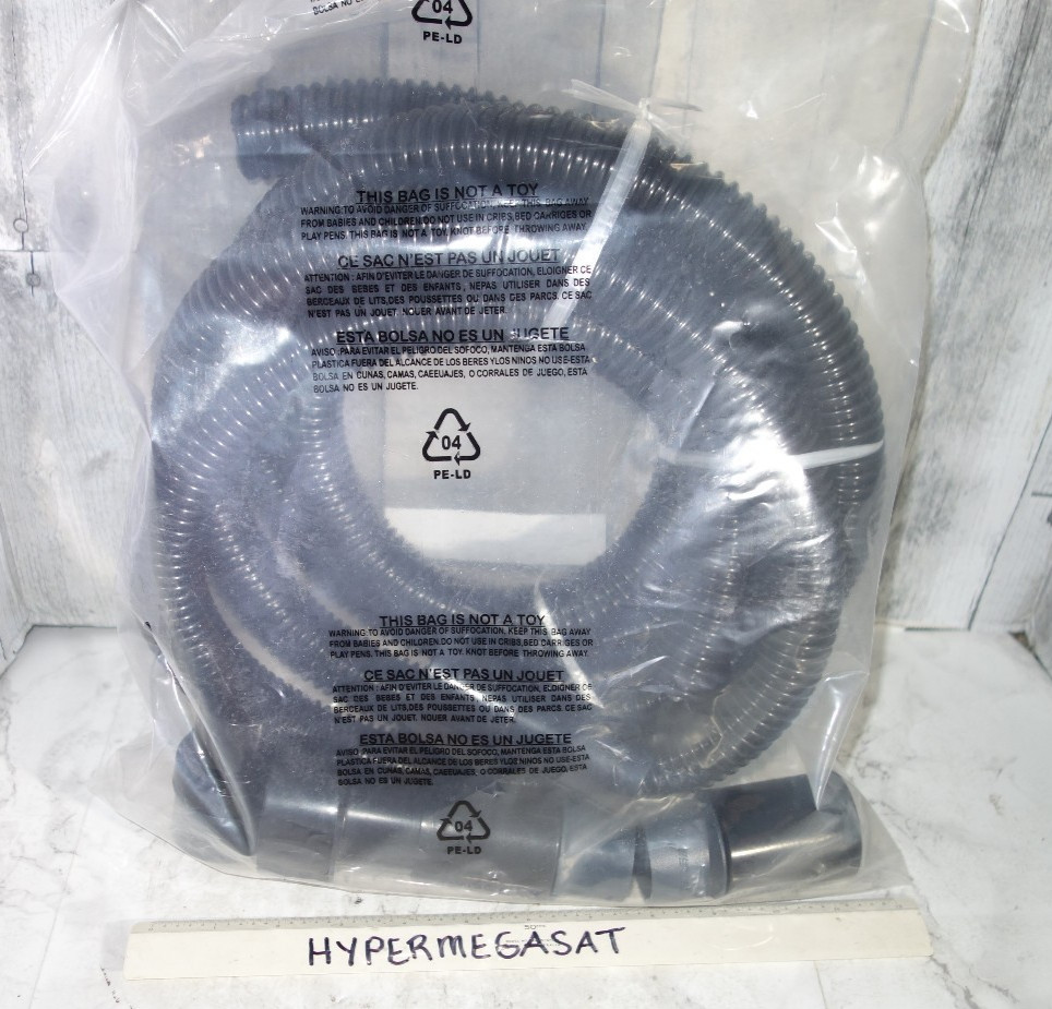 POWERTEC 70347 10 Ft. Dust Collection Hose Kit w/Adapters Woodworking Shop Vac