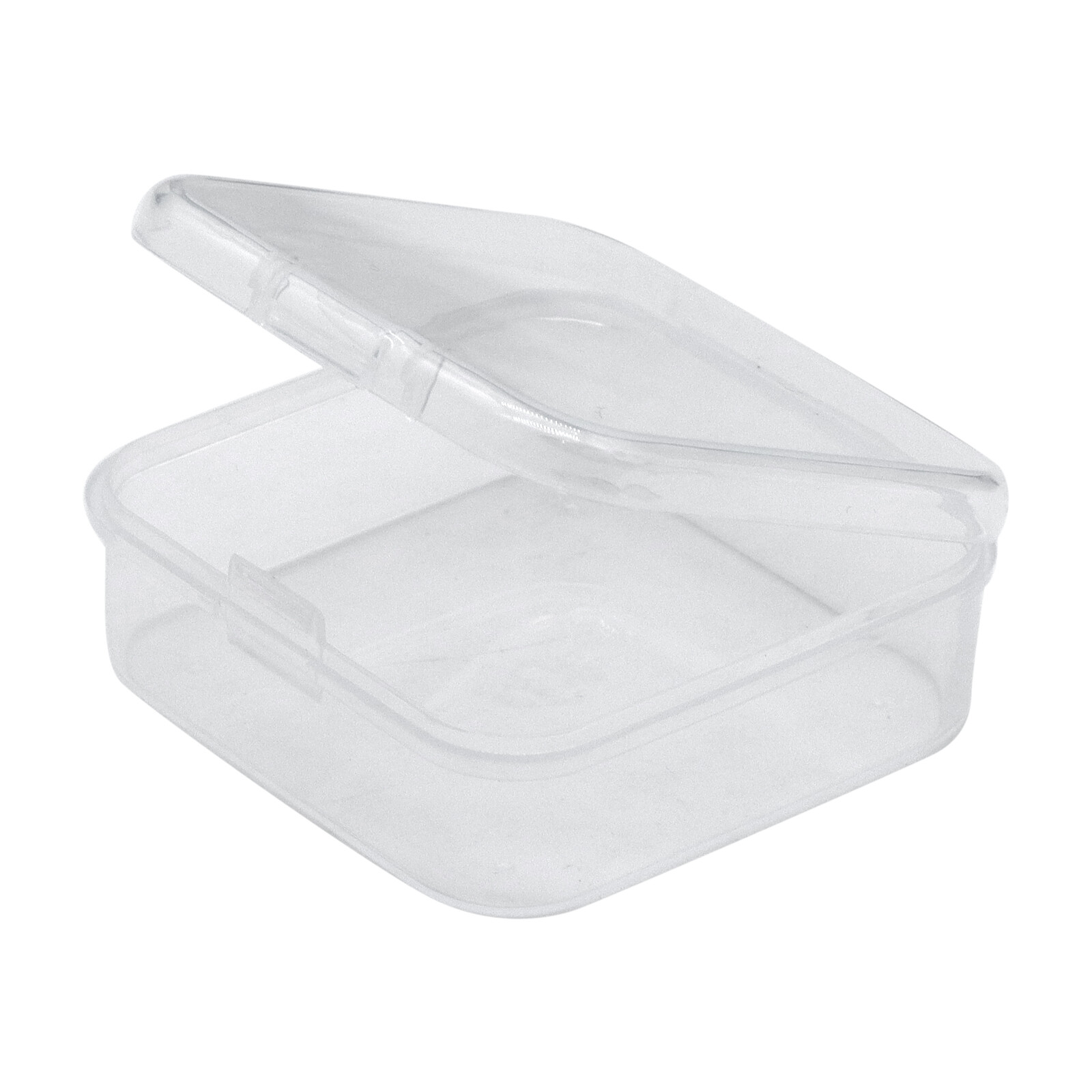 12x Small Plastic Storage Boxes Container Square Box Coins Screws Jewelry Crafts