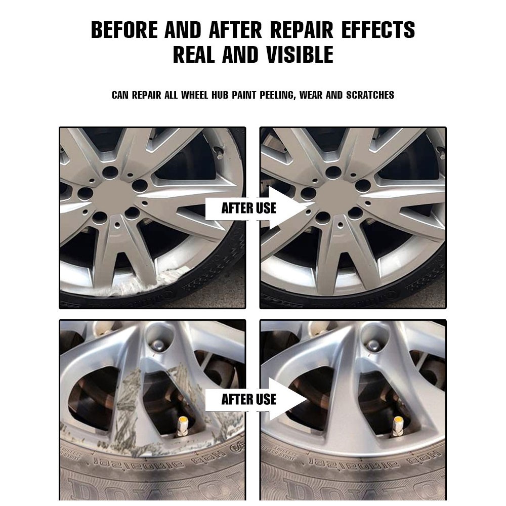 Rim Renewal Paste for Car Wheel Scratch Care, 30/50/80g | Hub polishing paste
