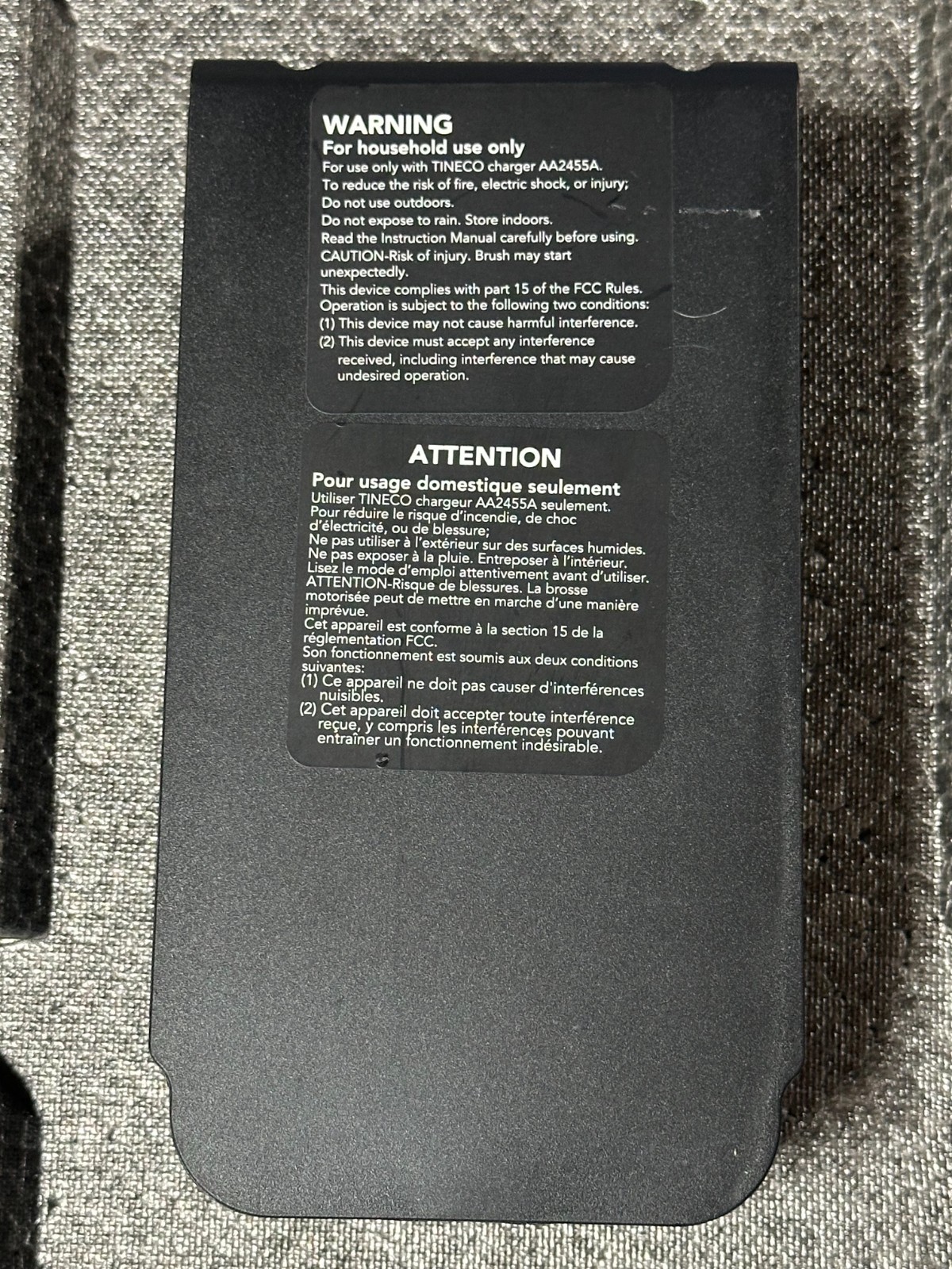 USED Battery only for Tineco FLOOR ONE S9 Artist Pro FW2B0100US CL2343-7S1P-01A