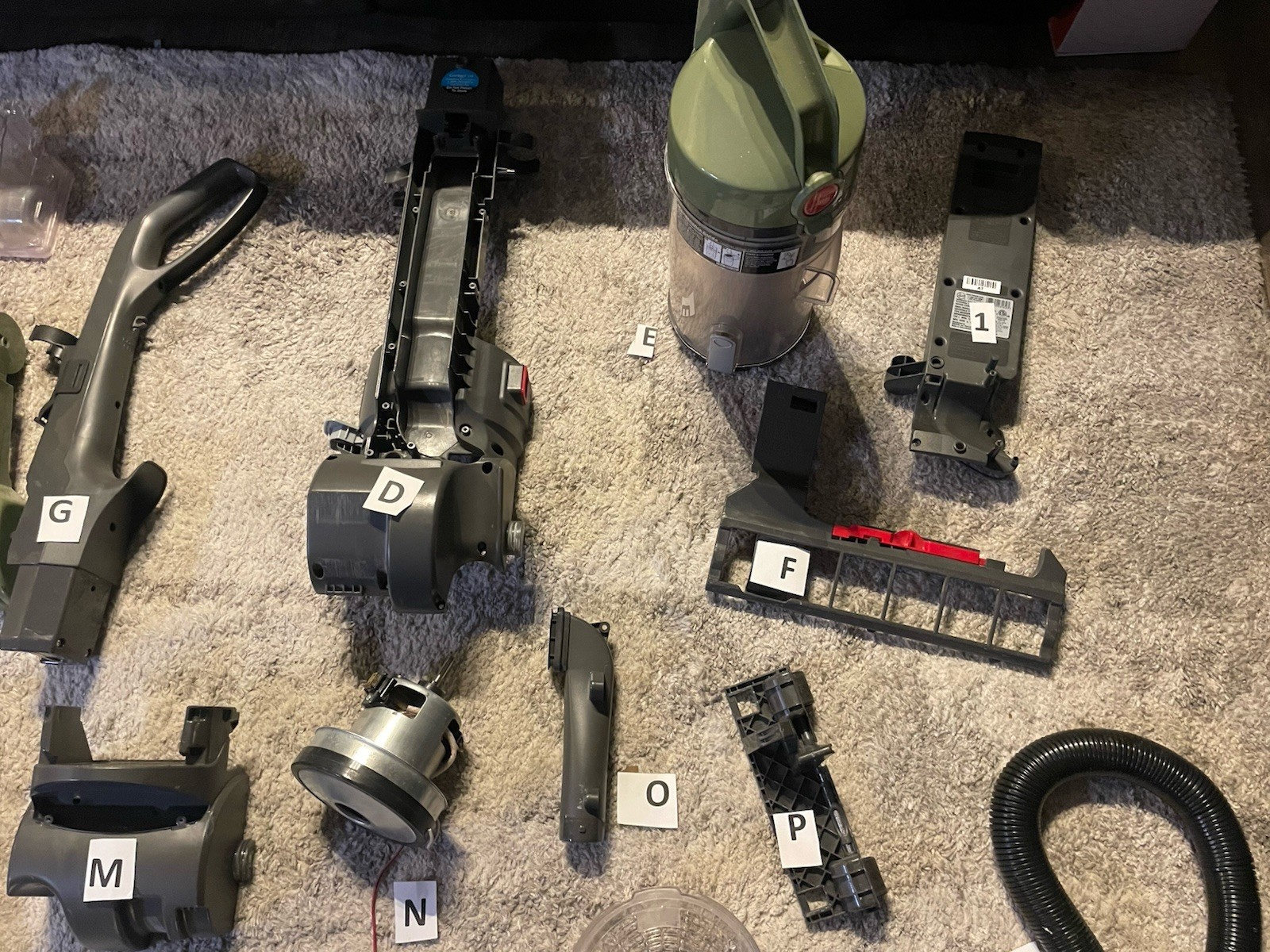 Hoover UH70120 Windtunnel Vacuum Cleaner REPLACEMENT PARTS – Different Listings