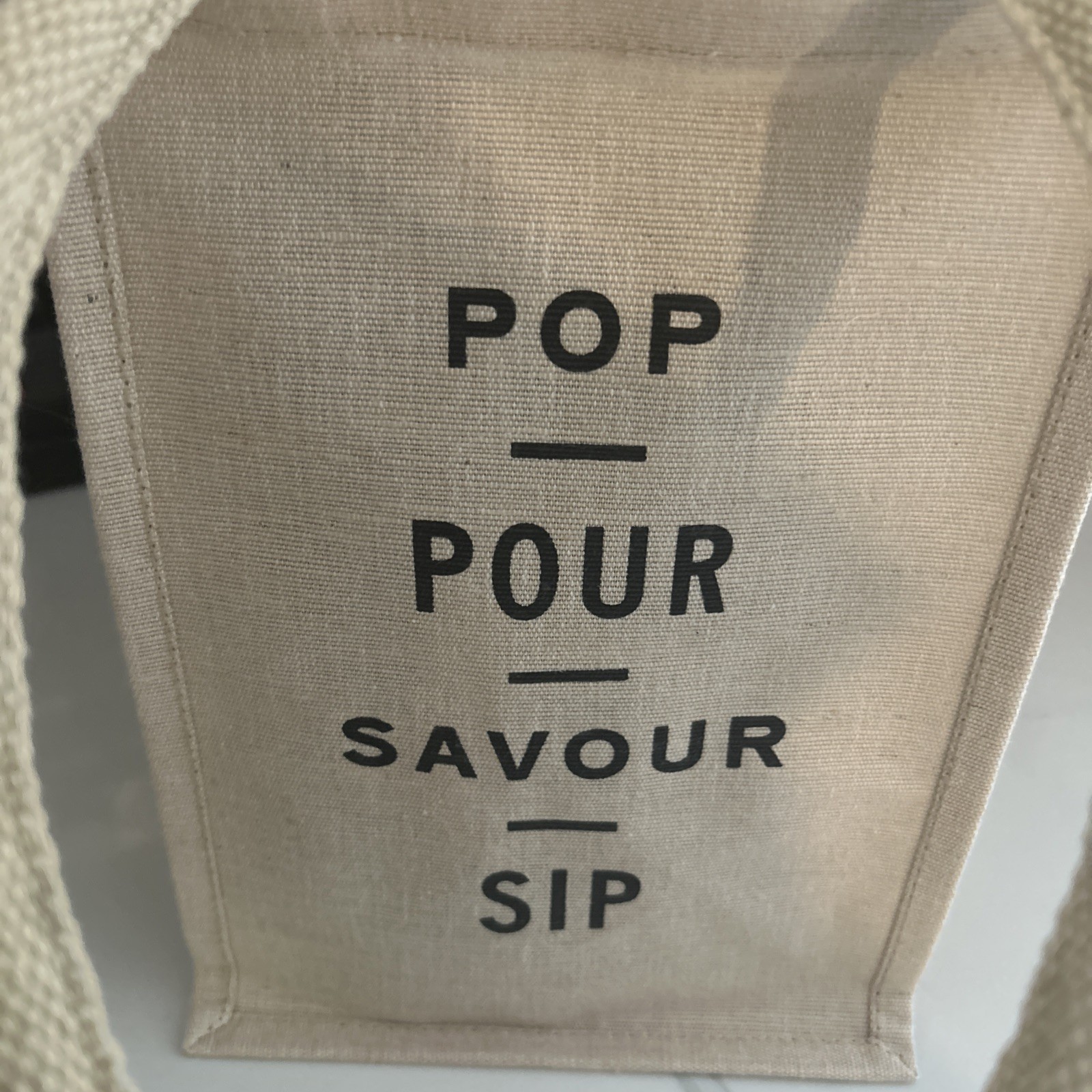 🇬🇧Marks Spencer Reusable Canvas Beverage Tote Brand New🇬🇧