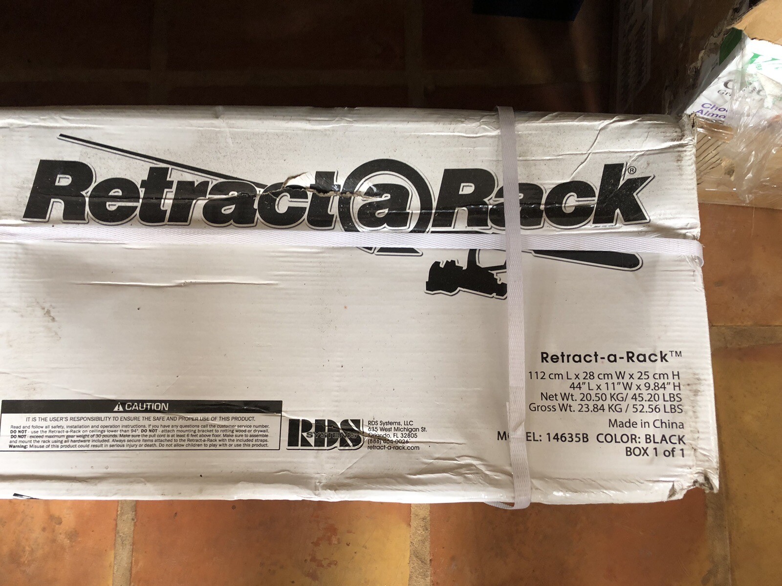 Retractable Overhead Rack For Ceiling Or Garage. See Photos For Specs & Details!