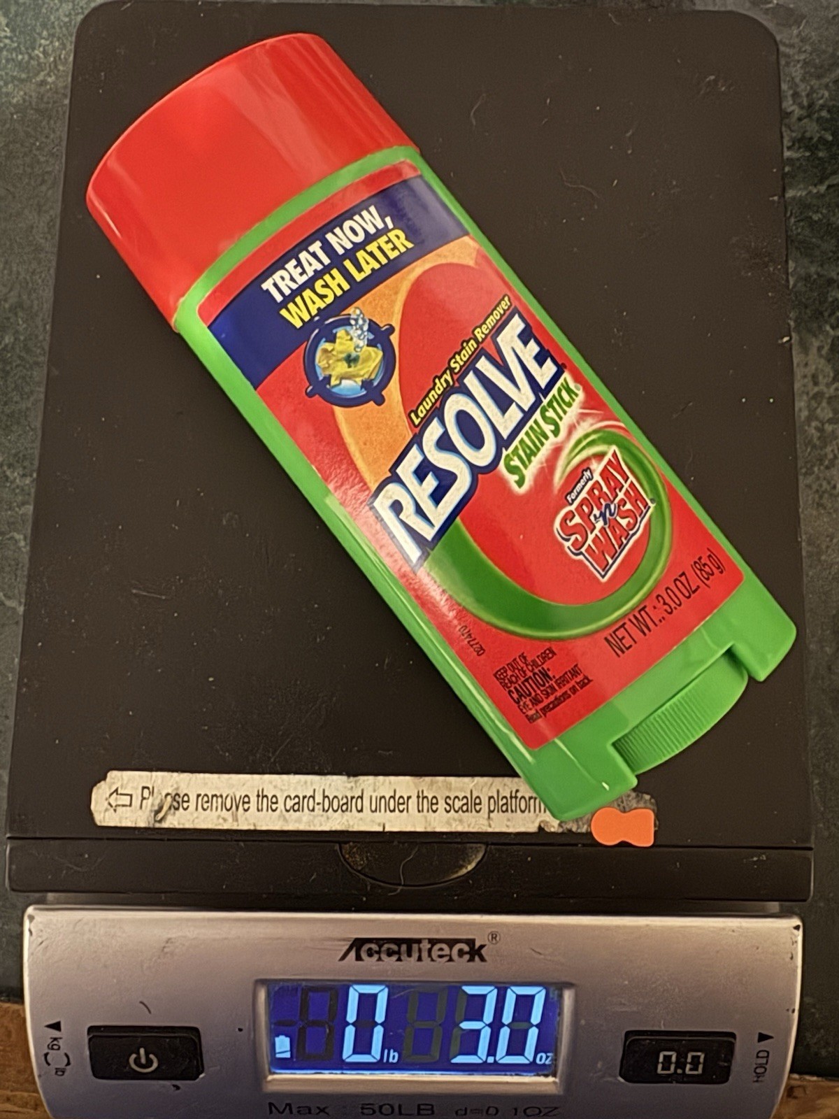 Spray ‘n Wash Resolve Laundry Stain Stick Stain Remover 3 oz See Photos