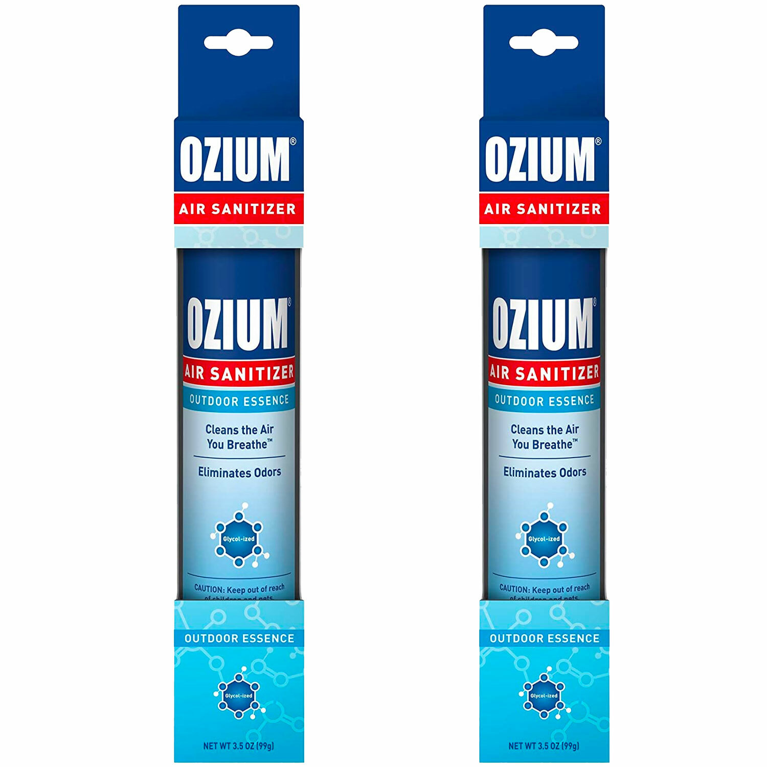 Ozium Air Cleaner 3.5 oz Spray, Outdoor Essence Scent (2-PACK)
