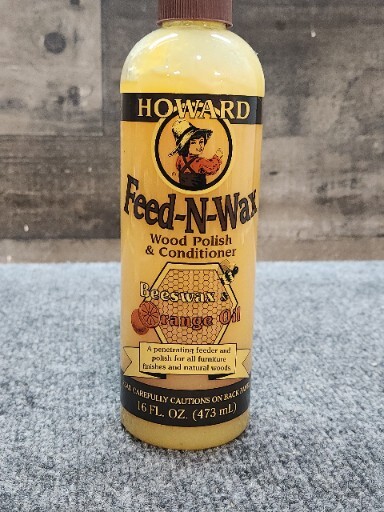 Howard Products FW0016 Wood Polish & Conditioner 16 oz Orange Oil