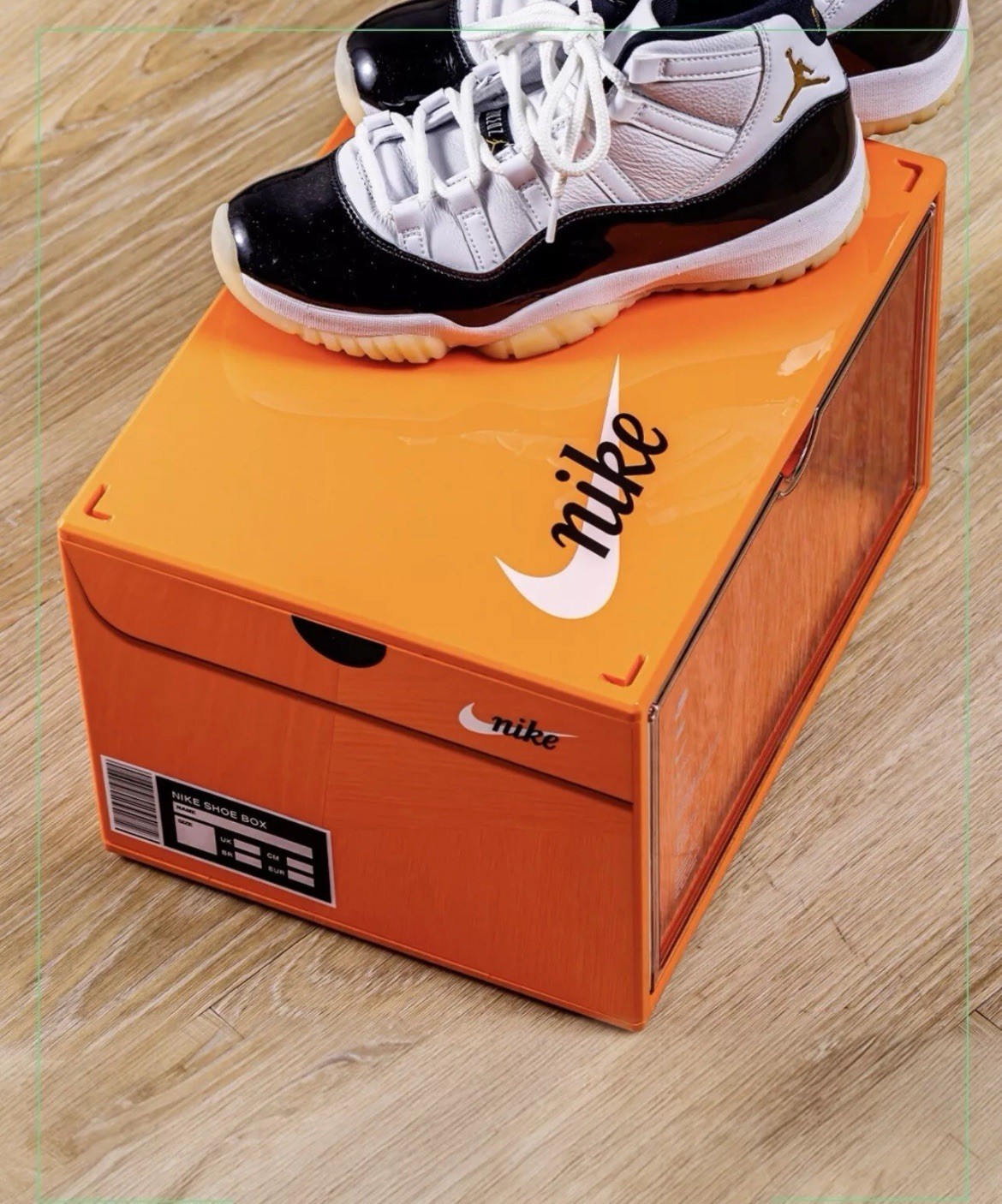 NIKE Orange Plastic Shoe Box One Piece Officially From Nike Asia Only New