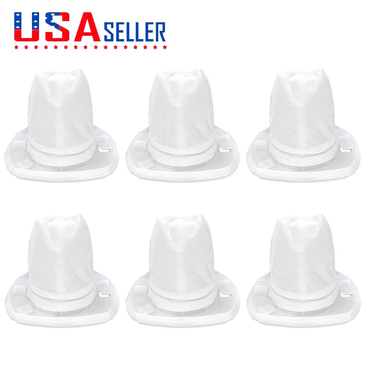 6 Pack VF110 Replace Filter for Black & Decker Cordless Vacuum for CHV1410L
