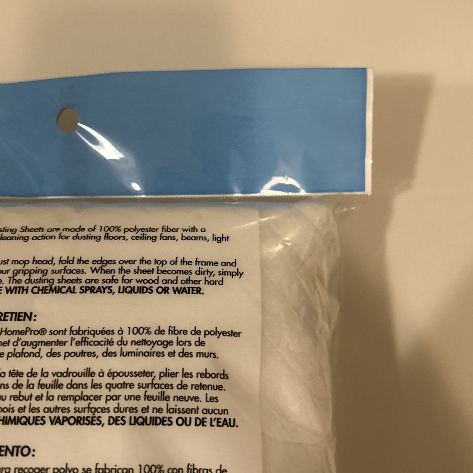 Quickie Brand Home Pro 8 Pack Disposable Dusting Sheets 14×14 2002 New Old Stock