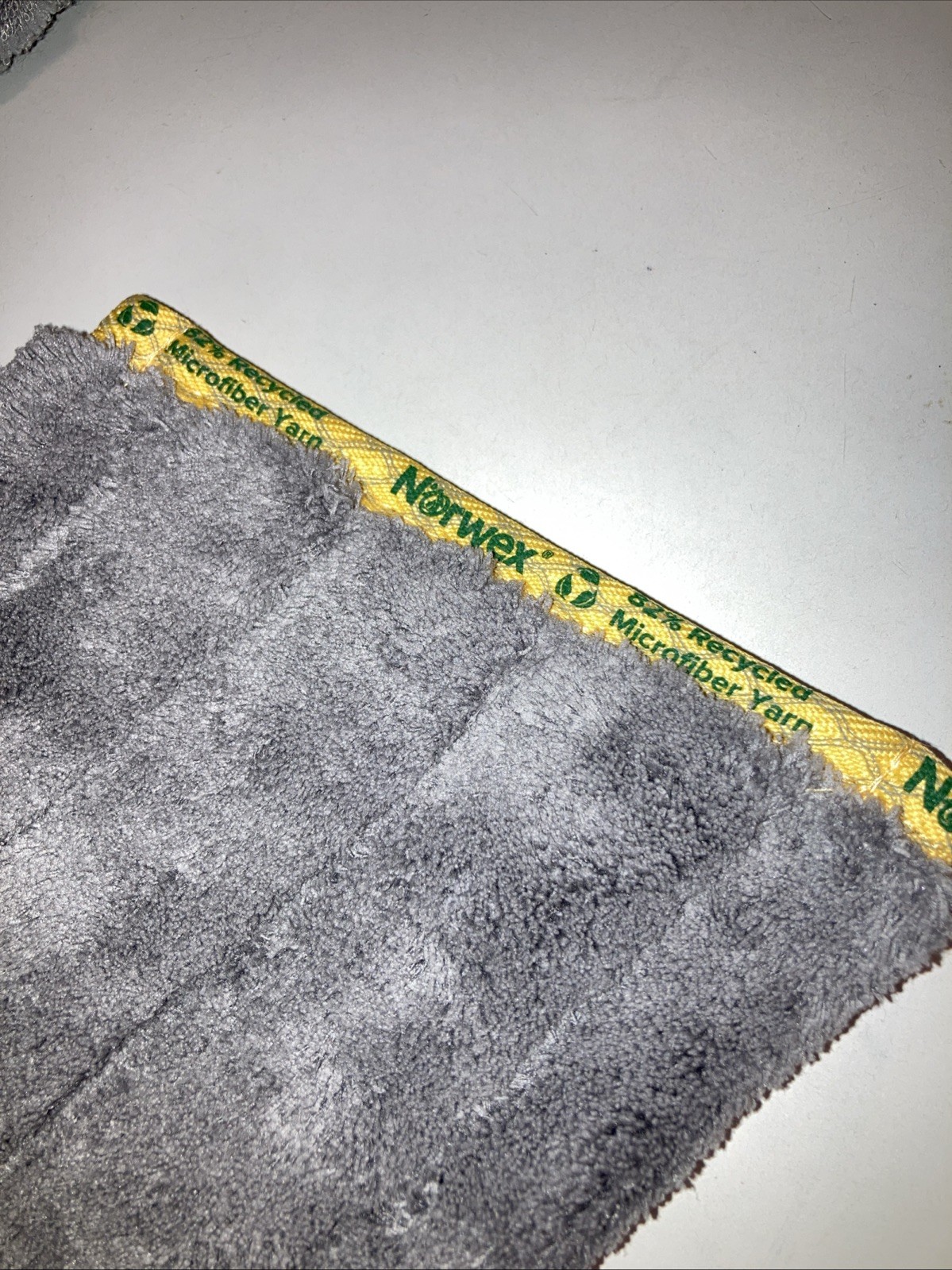 NEW Norwex Large Superior Mop System Black/Gray Microfiber 4pc Telescopic