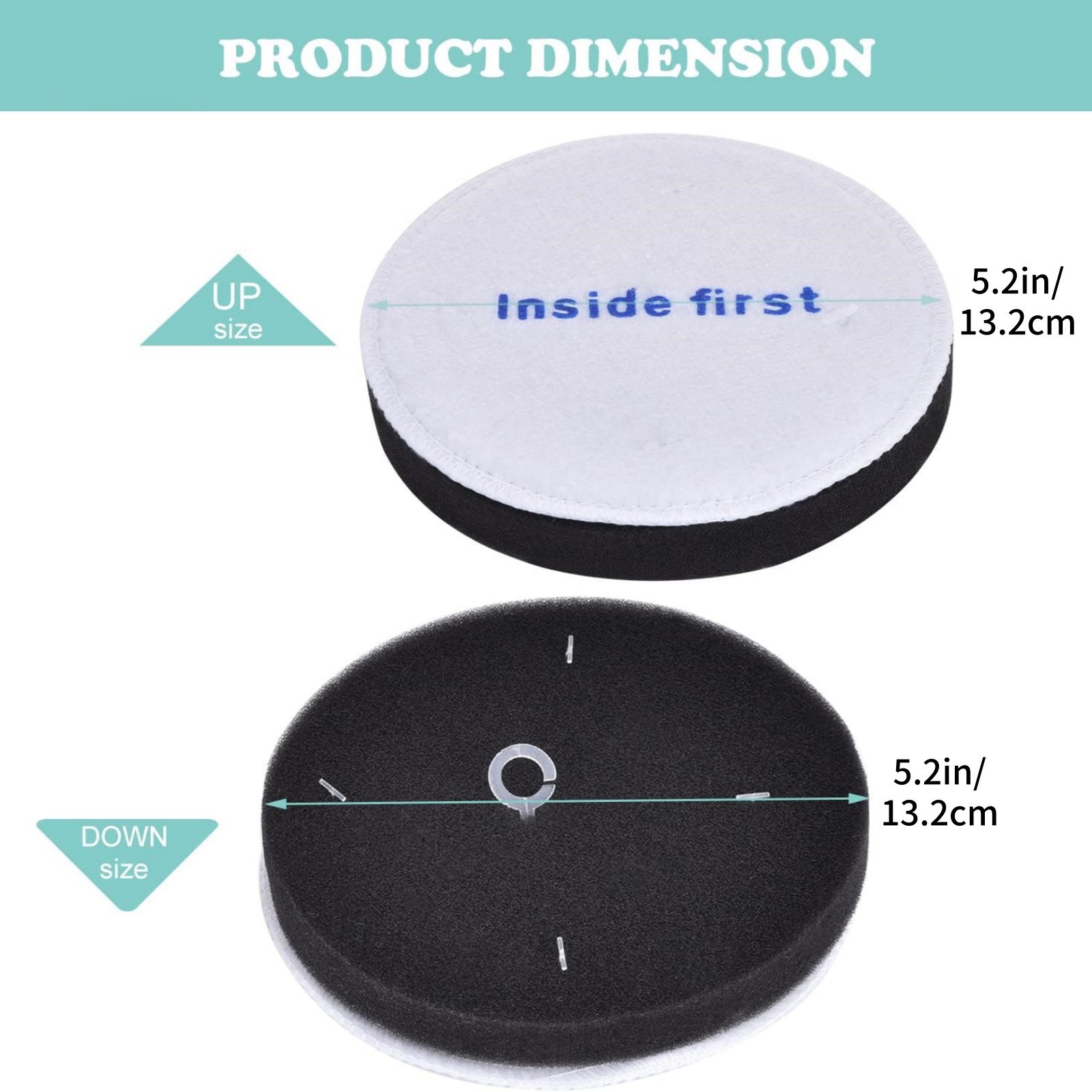 4 Pack E0202 Filter For Eureka NEU182A NEU182B NEU180 NEU181 Vacuum Cleaner