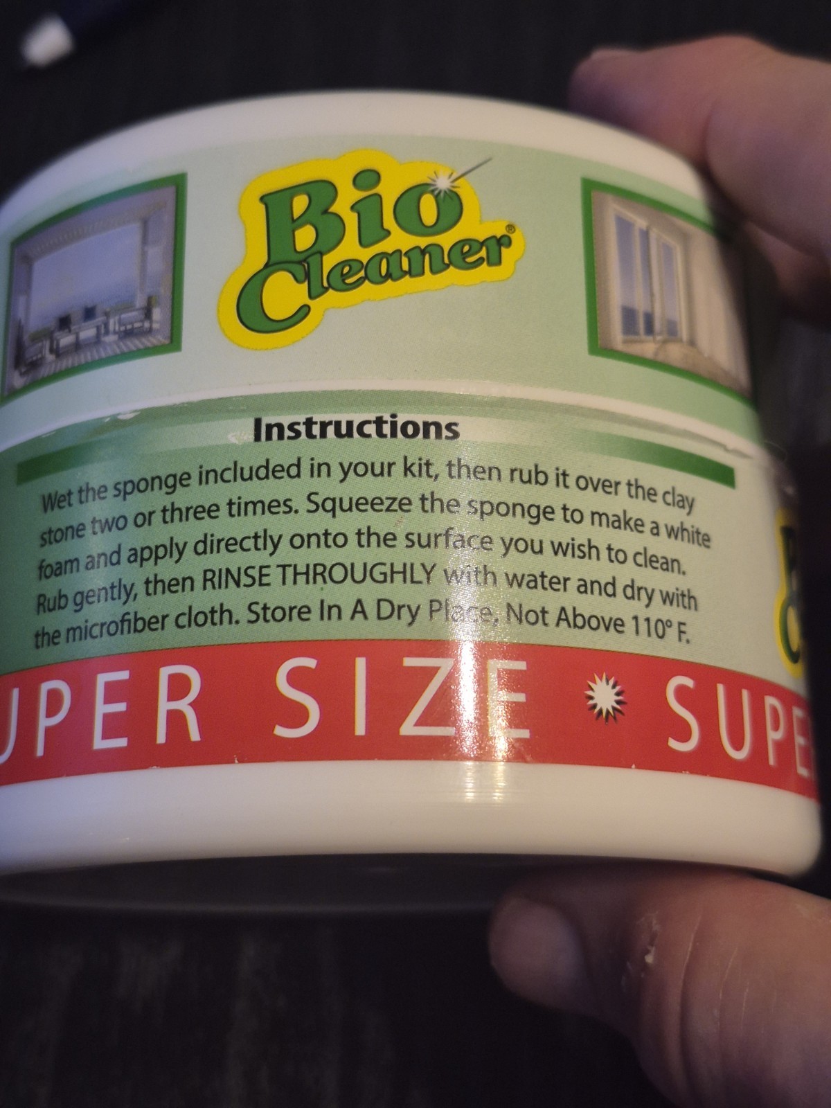 Bio Cleaner Citrus Natural Multi-Purpose Cleaner 17.5oz Super Size No Sponge