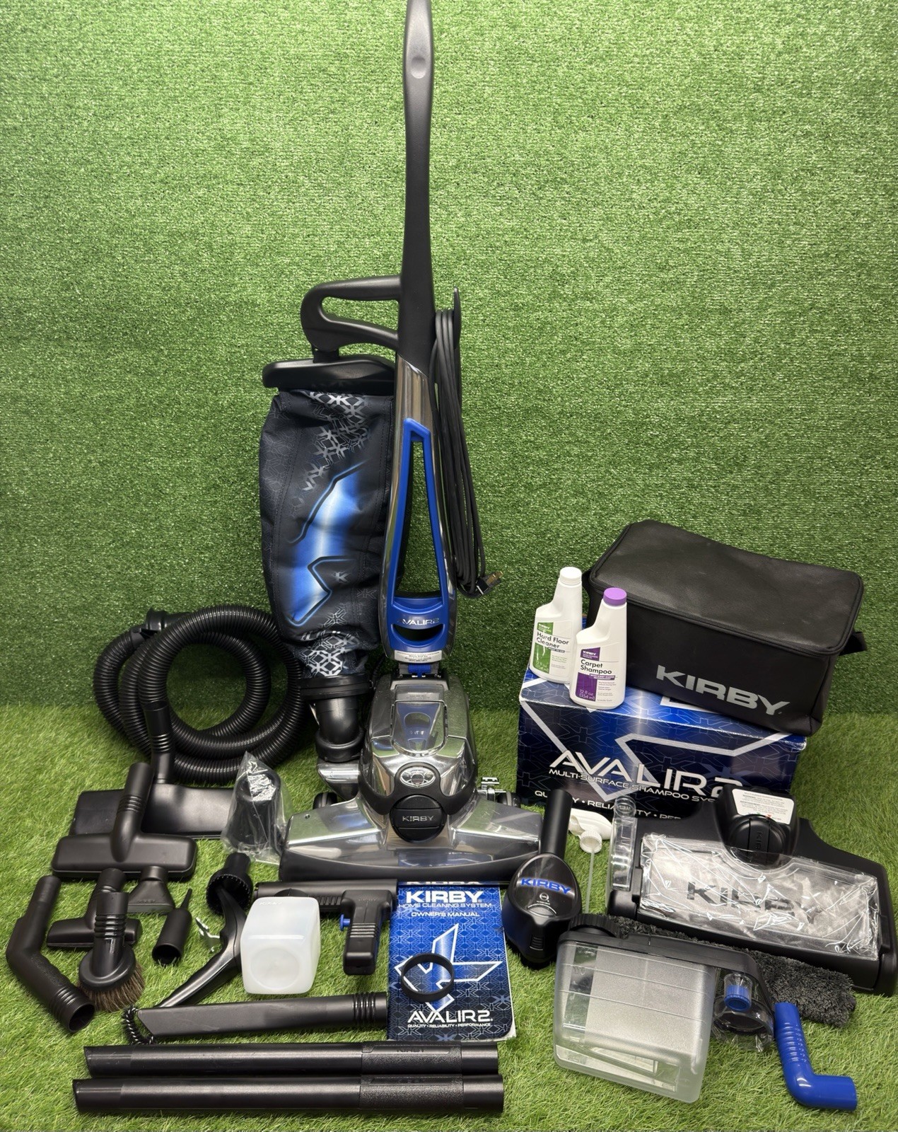 Kirby Avalir 2 Home Cleaning System G10D Shampooer Attachments Zip Brush Bundle
