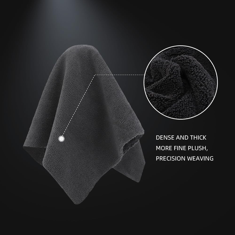 Microfiber Cleaning Towel, Microfiber Cleaning Cloth for Car Washing, 12 Pack St
