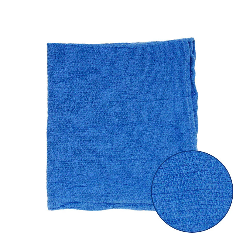 Recycled Surgical Huck Towel Dk Blue 22in X 12in Perfect for Windows and More